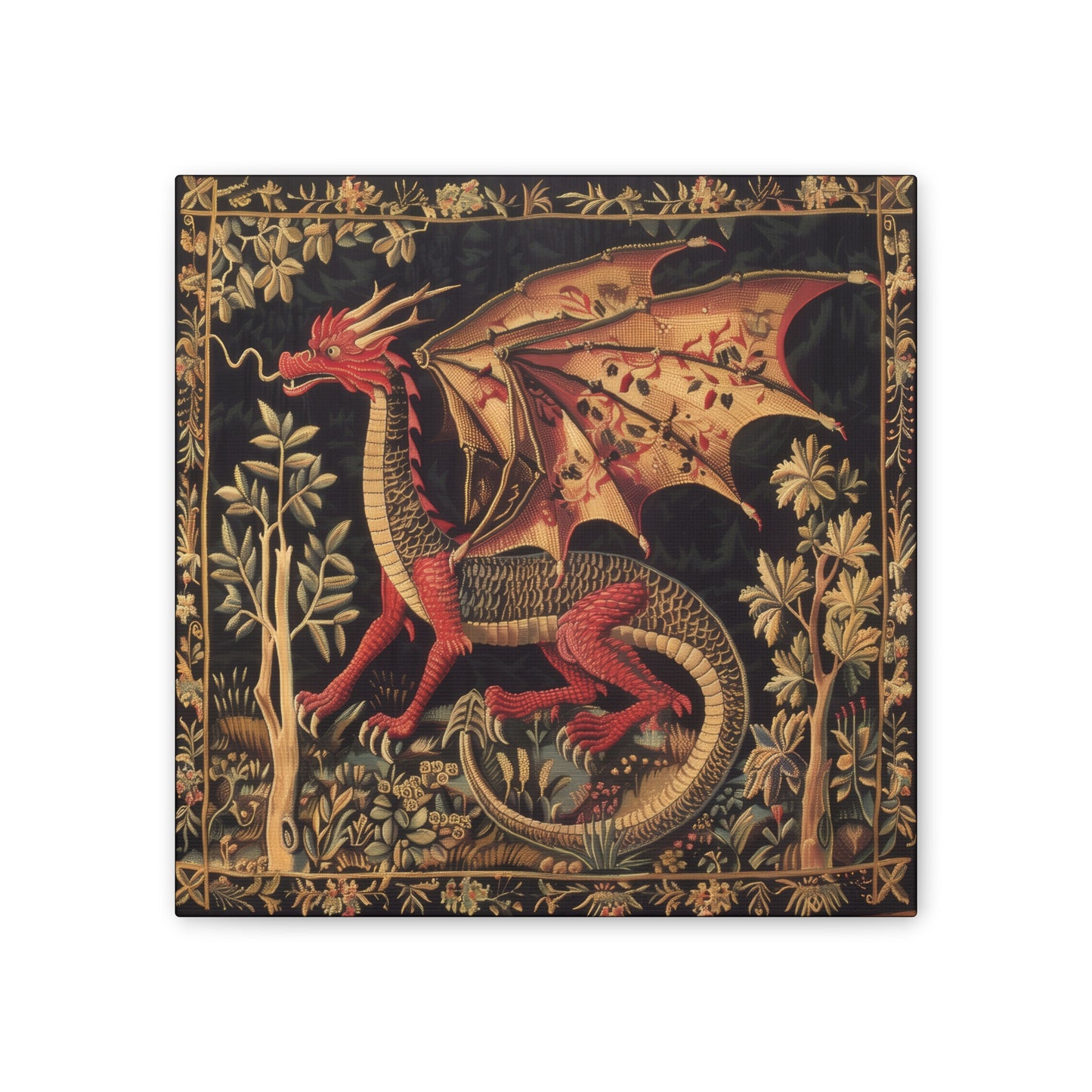 Dragon Tapestry - Canvas Stretched, 0.75"