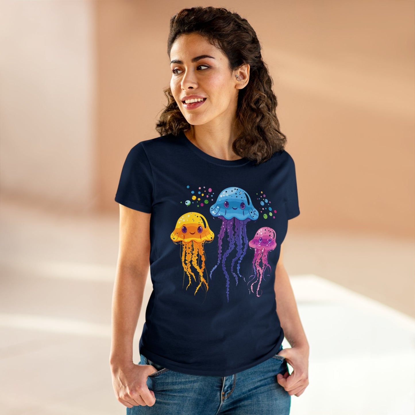 Jellyfish - Women's Midweight Cotton Tee