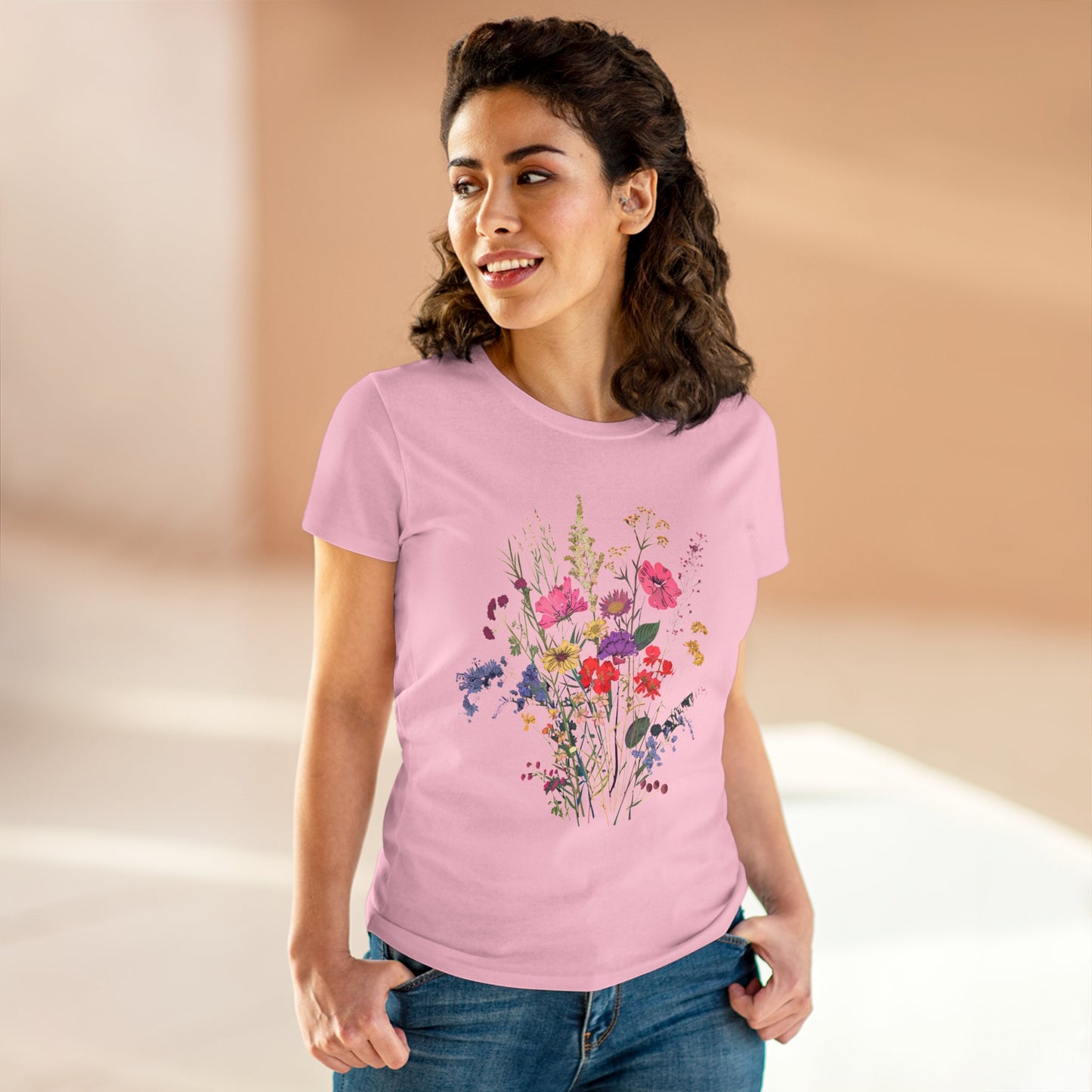 Wildflowers - Women's Midweight Cotton Tee