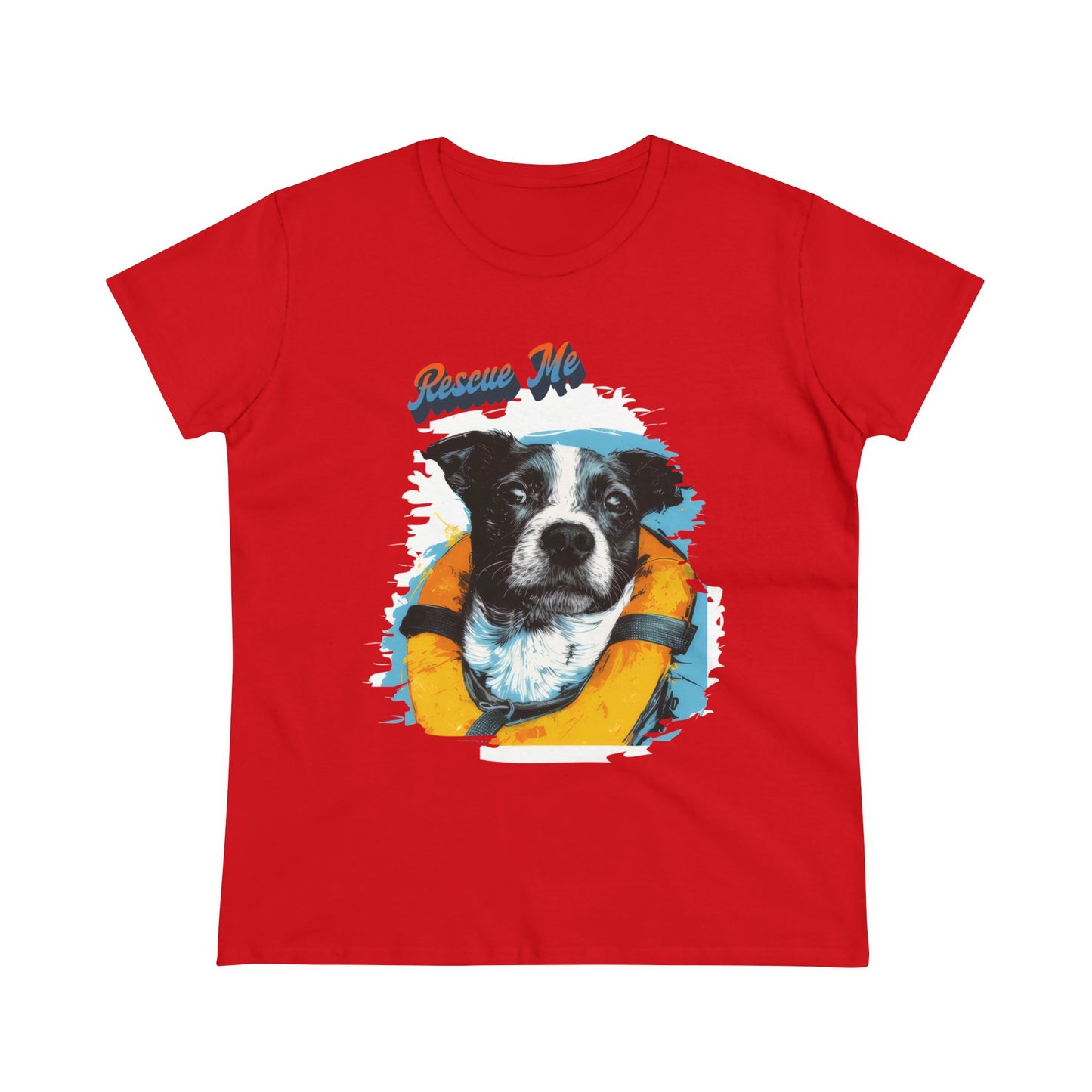 Rescue Dog - Women's Midweight Cotton Tee