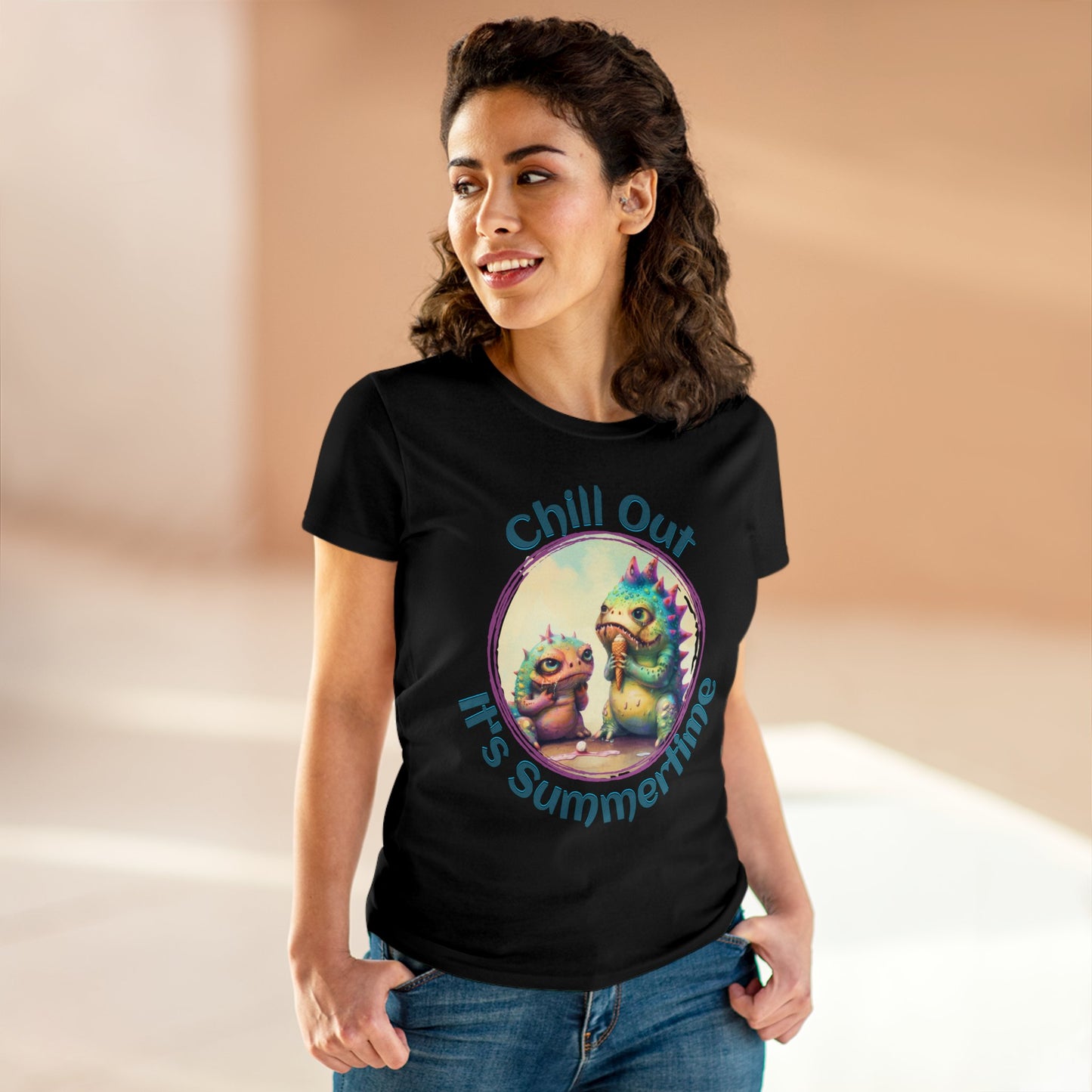 Chill Out for Summer - Women's Midweight Cotton Tee