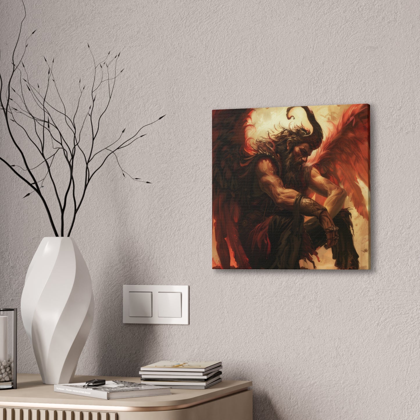 Angel or Devil - Canvas Stretched, 0.75"