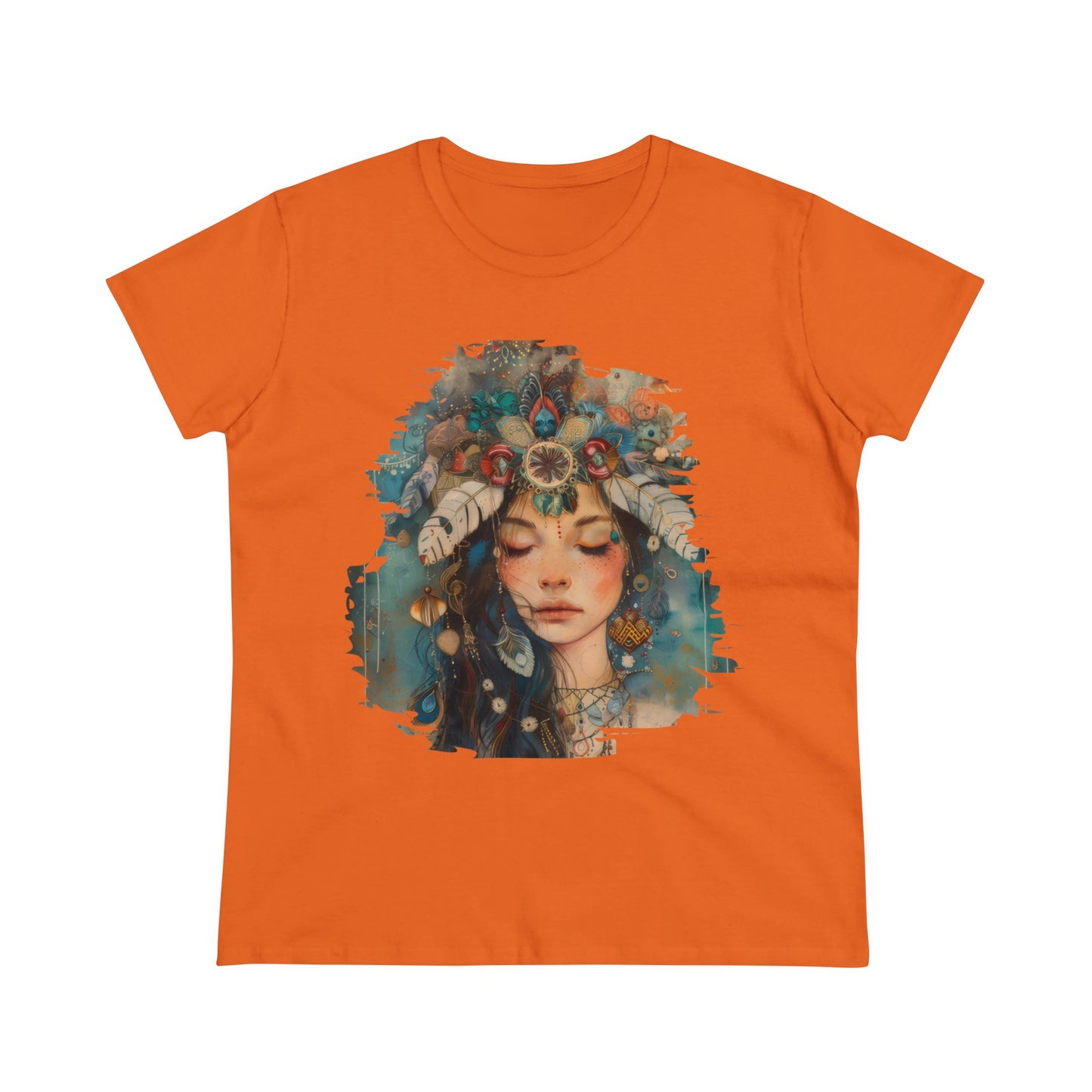 EW - Flowers - Women's Midweight Cotton Tee