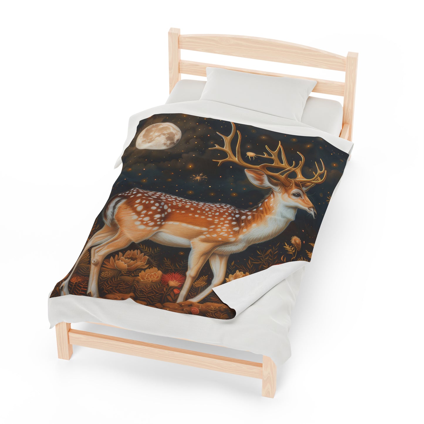 Deer - Velveteen Plush Blanket