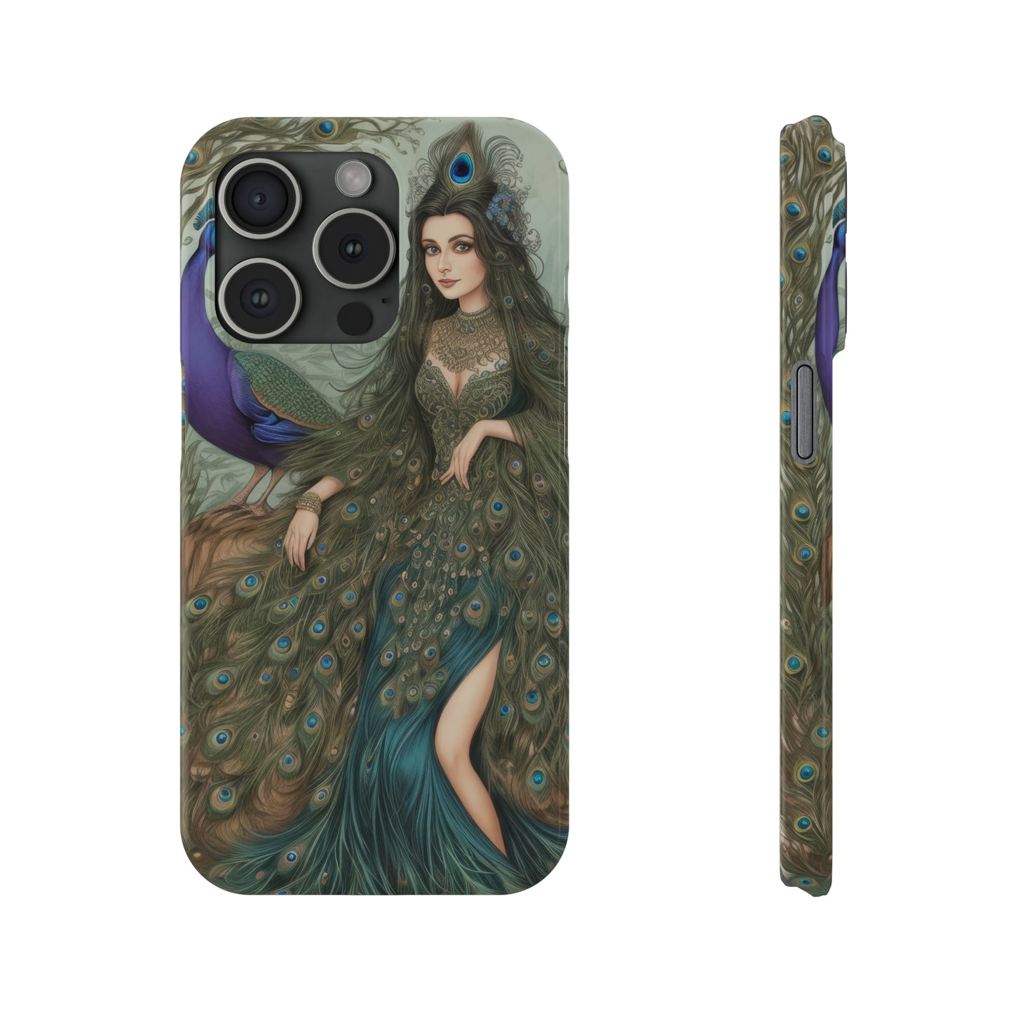 Peacock Witch - Phone Case