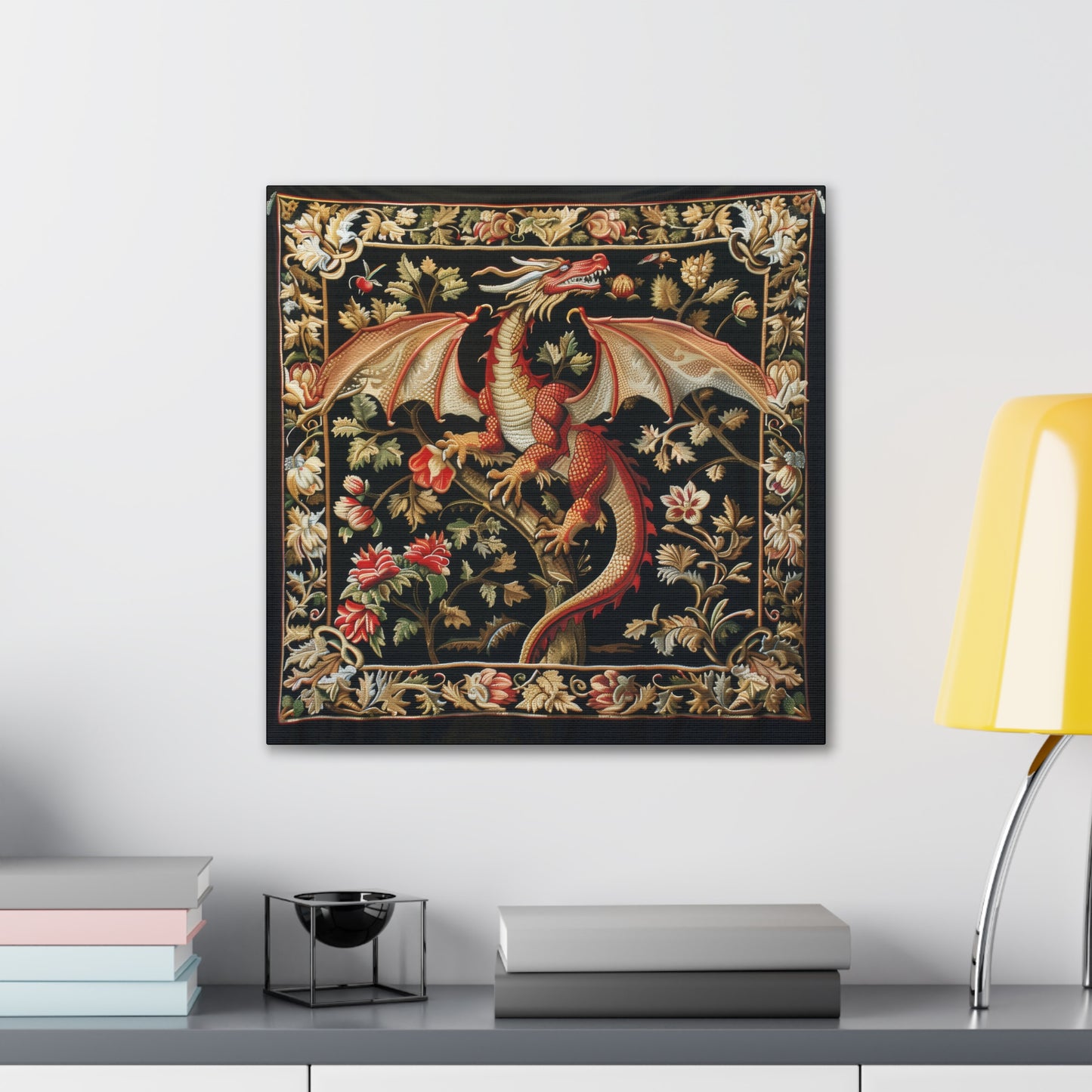 Dragon Tapestry - Canvas Stretched, 0.75"