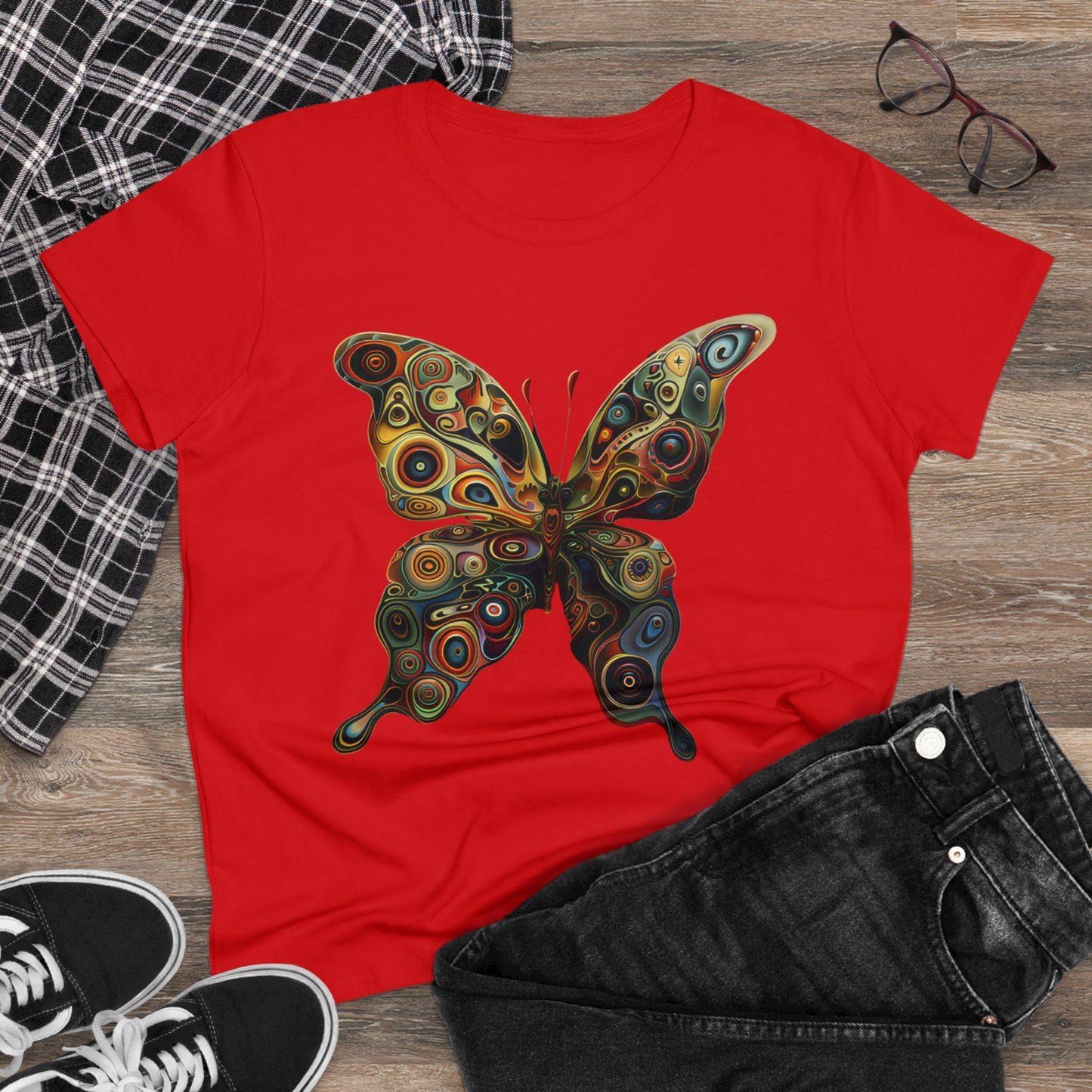 Butterfly - Women's Midweight Cotton Tee