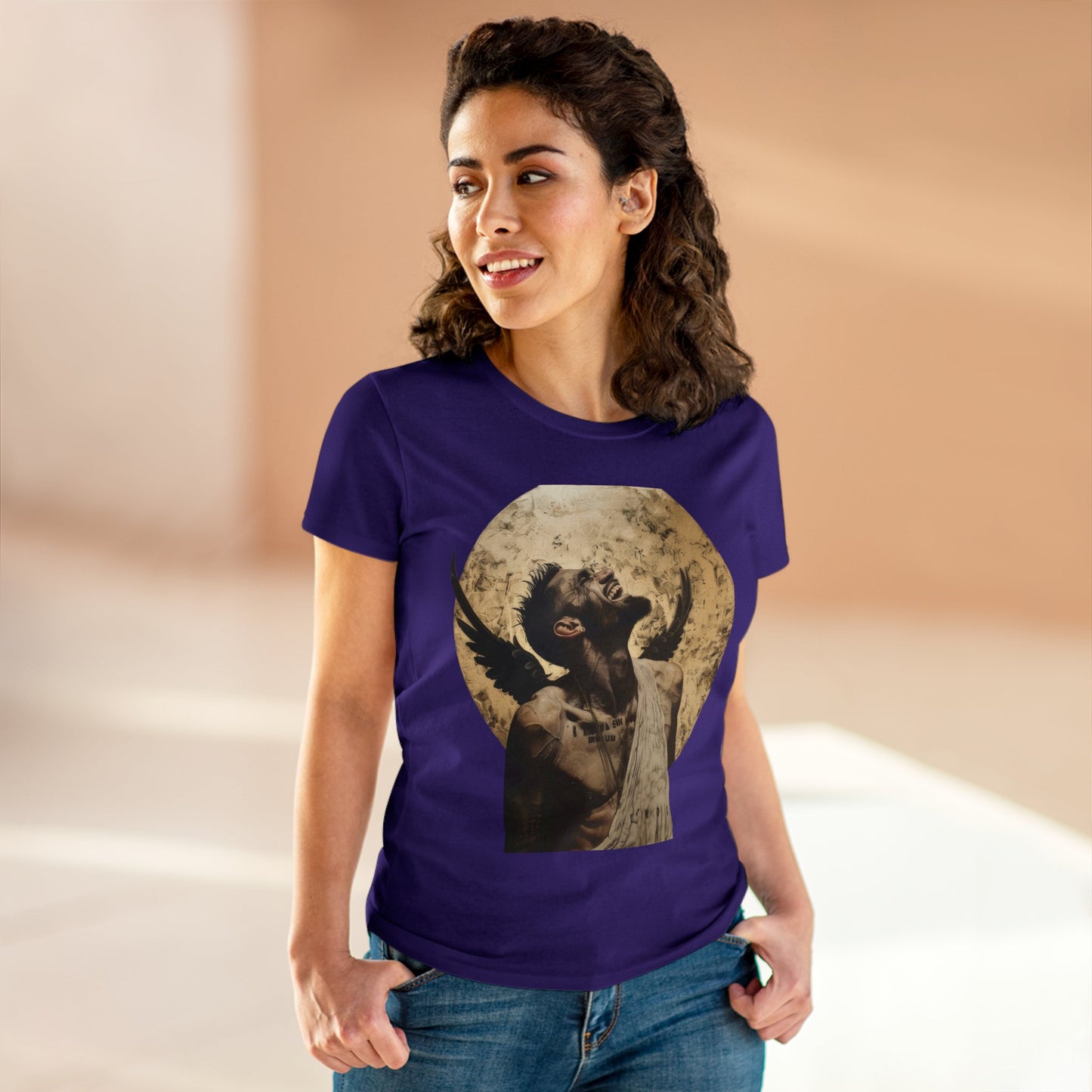 Angel or Devil - Women's Midweight Cotton Tee