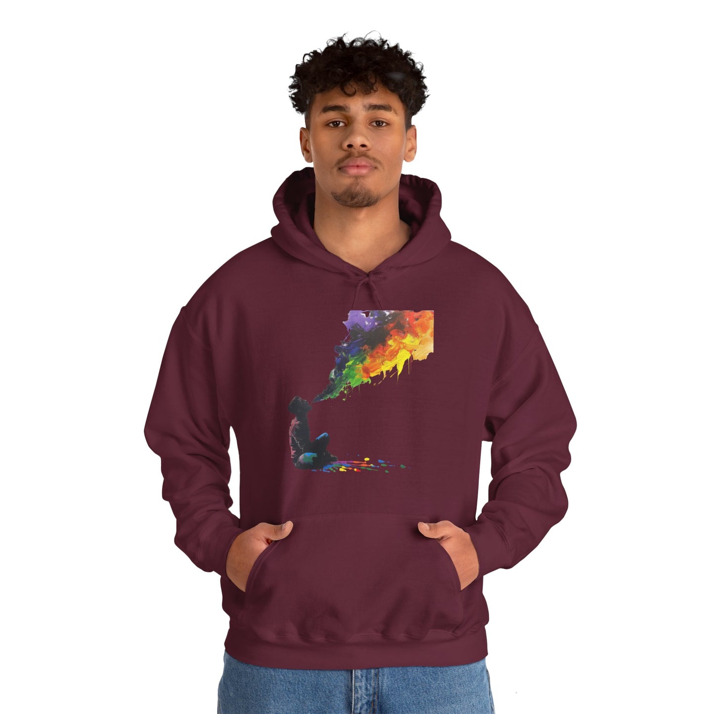 Rainbow Breath - Unisex Heavy Blend™ Hooded Sweatshirt