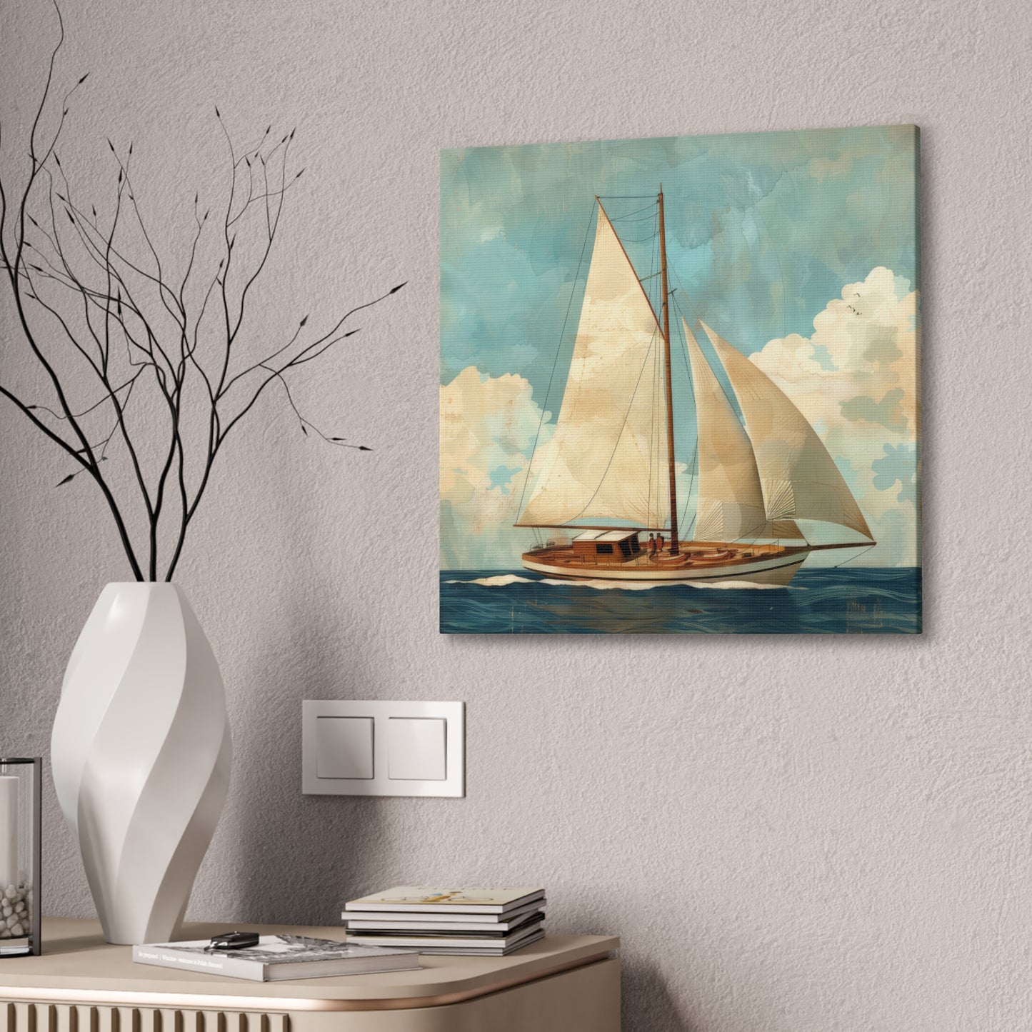 Sailing  - Canvas Stretched, 0.75"