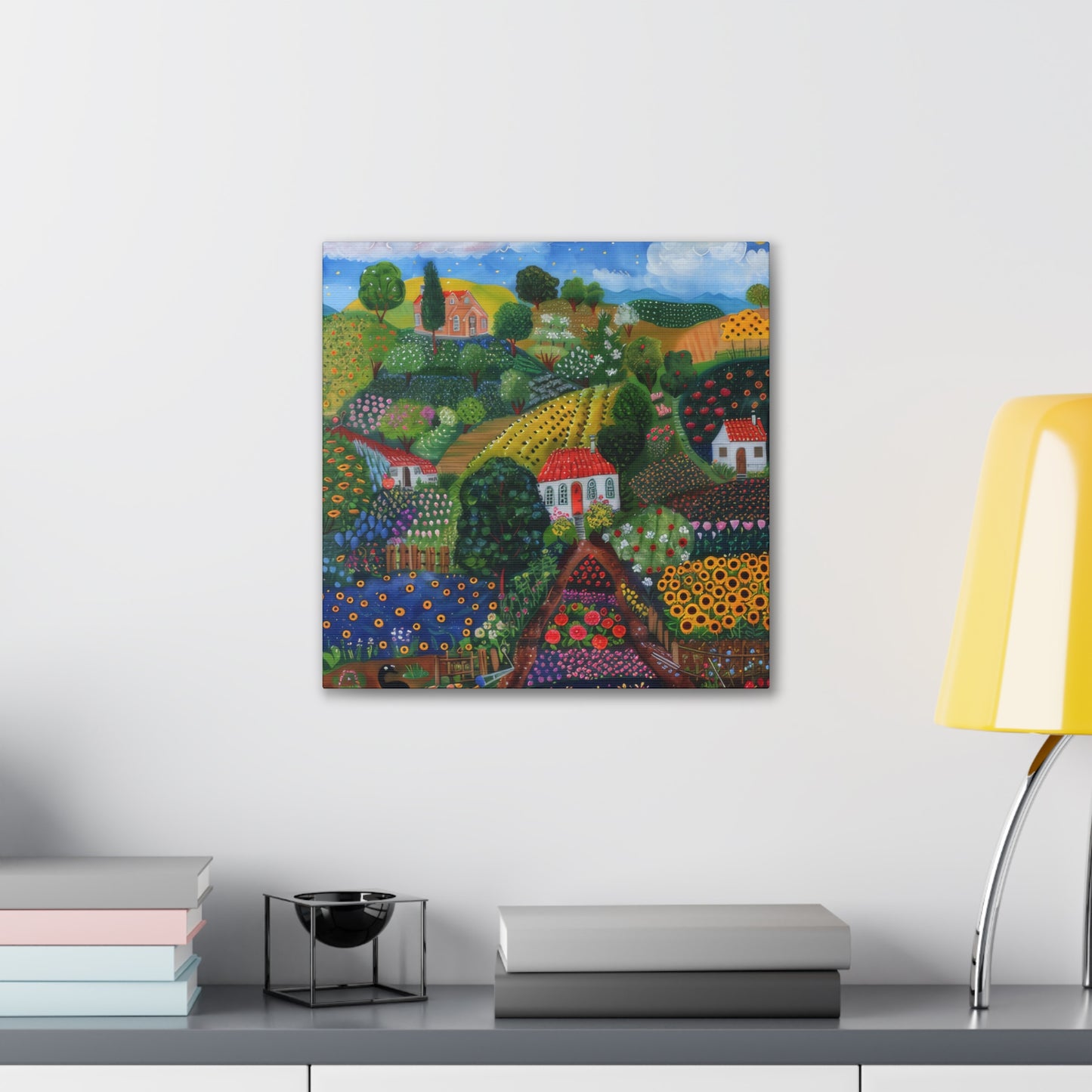 Cottage Gardens - Canvas Stretched, 0.75"