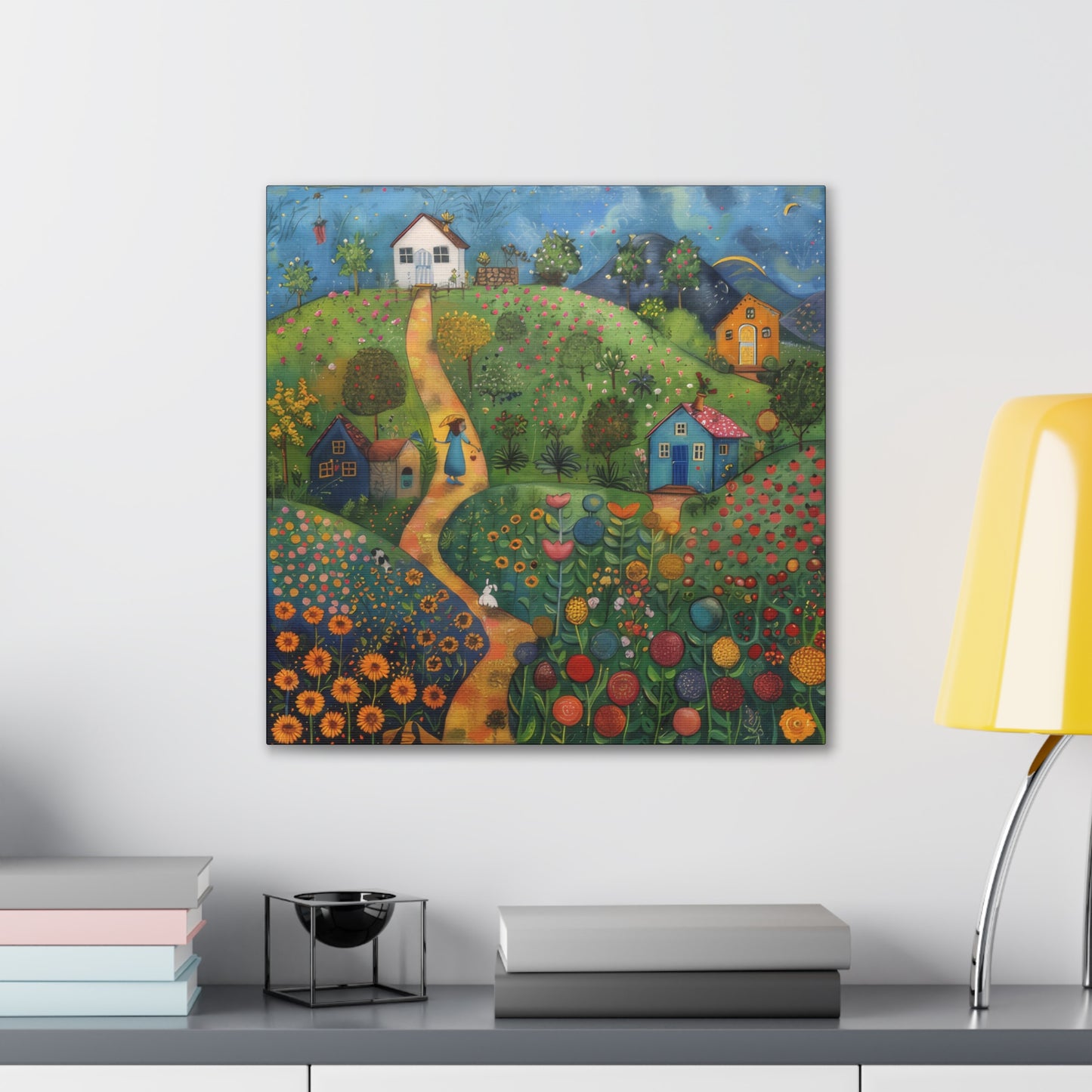 Cottage Gardens - Canvas Stretched, 0.75"