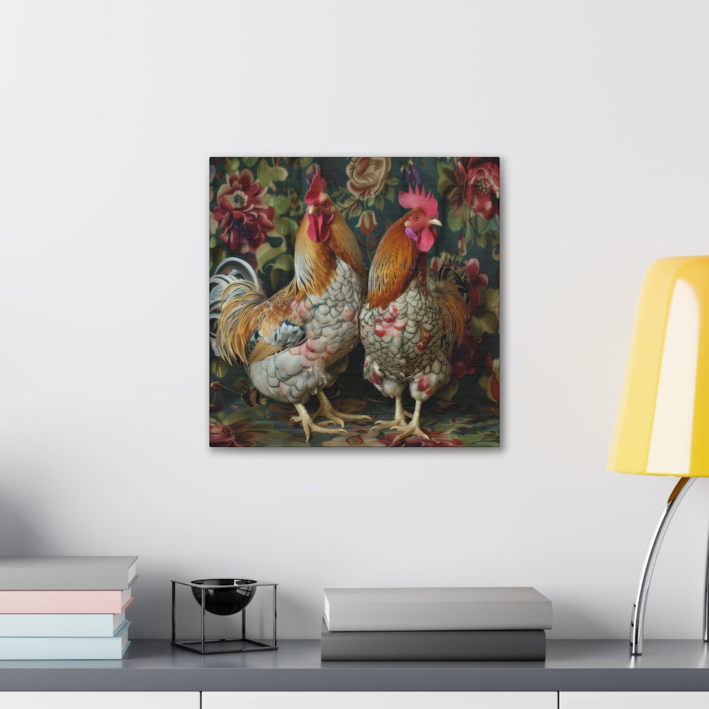 Chickens - Canvas Stretched, 0.75" - Canvas Stretched, 0.75"