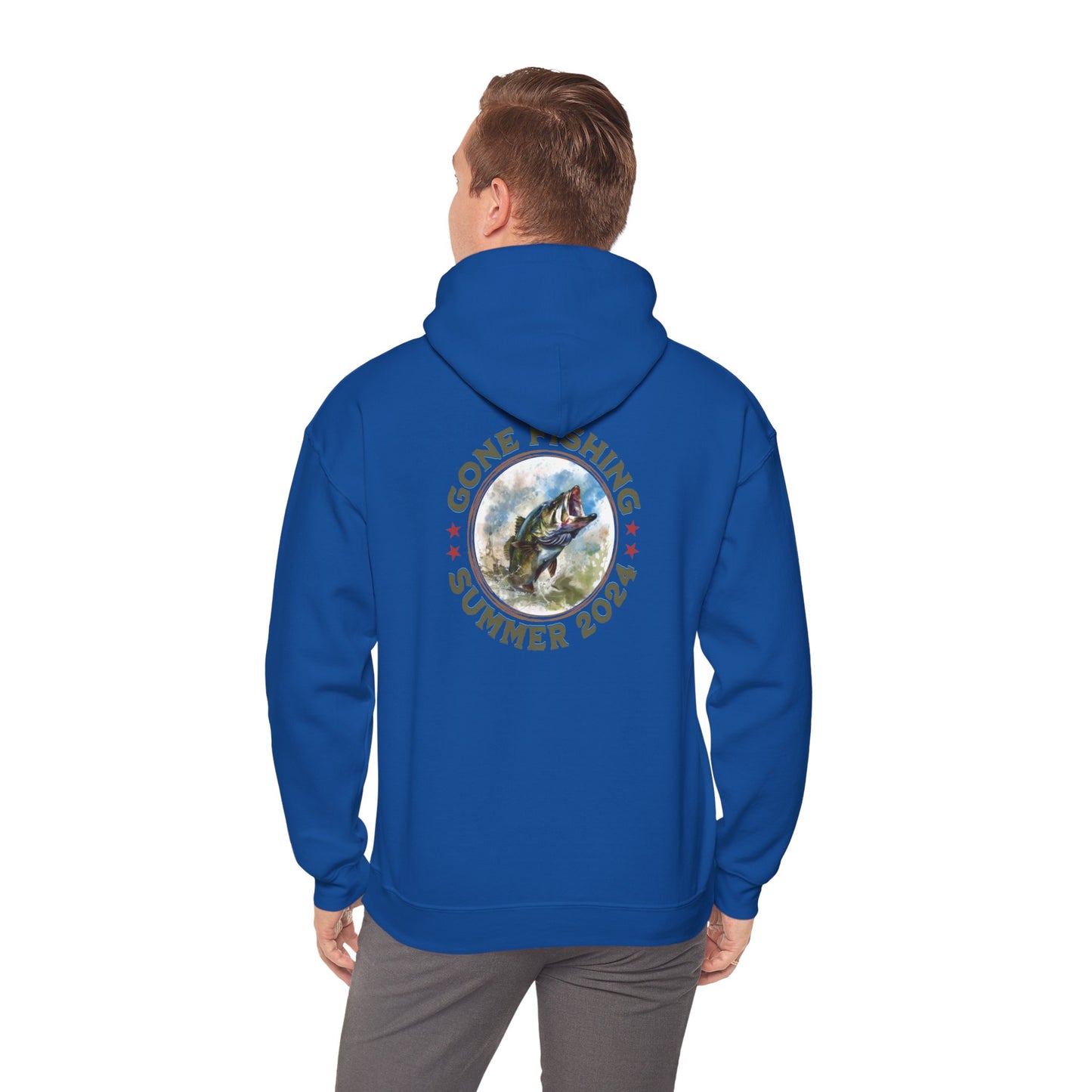 Gone Fishing - Unisex Heavy Blend™ Hooded Sweatshirt