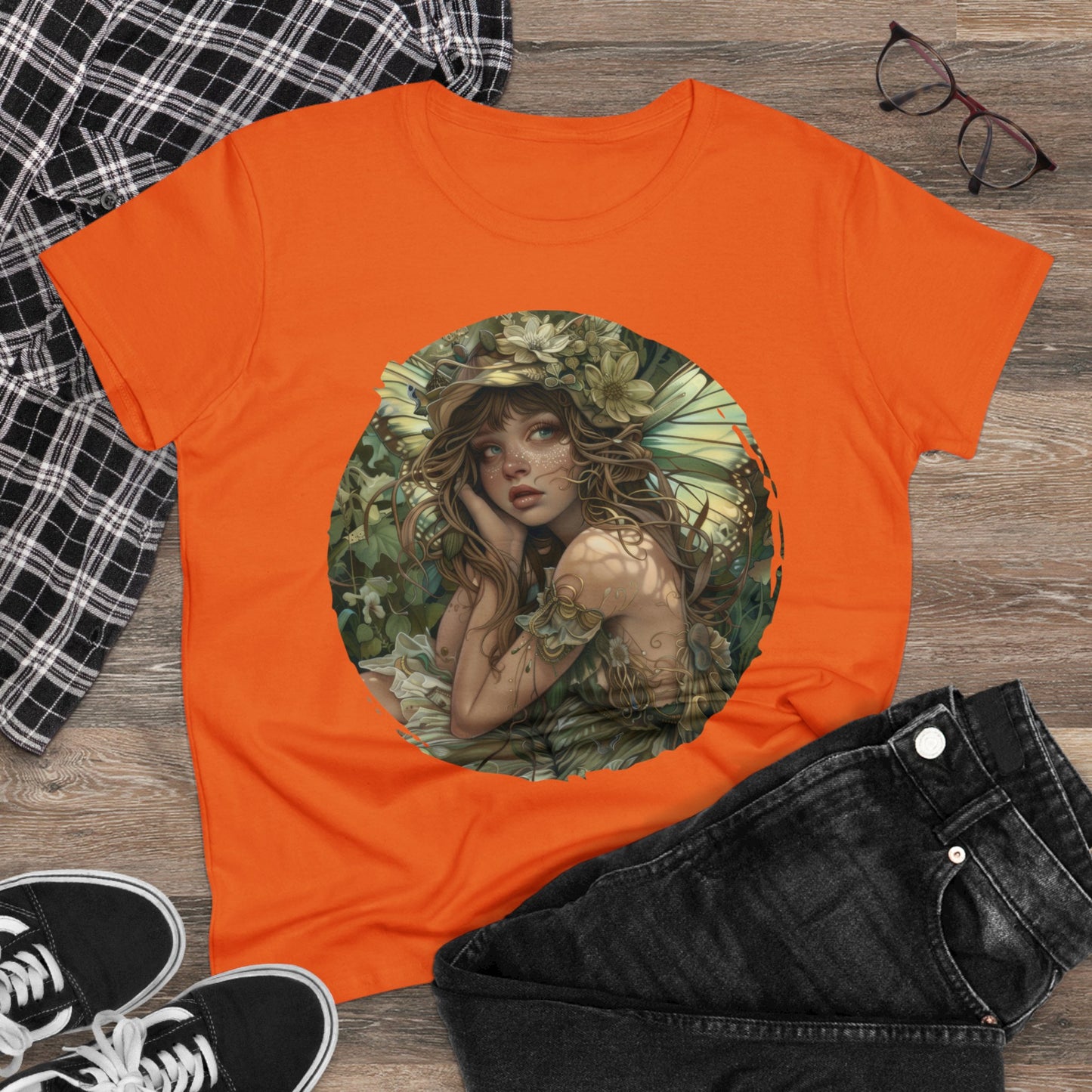 Fairy - Fantasy - Women's Midweight Cotton Tee