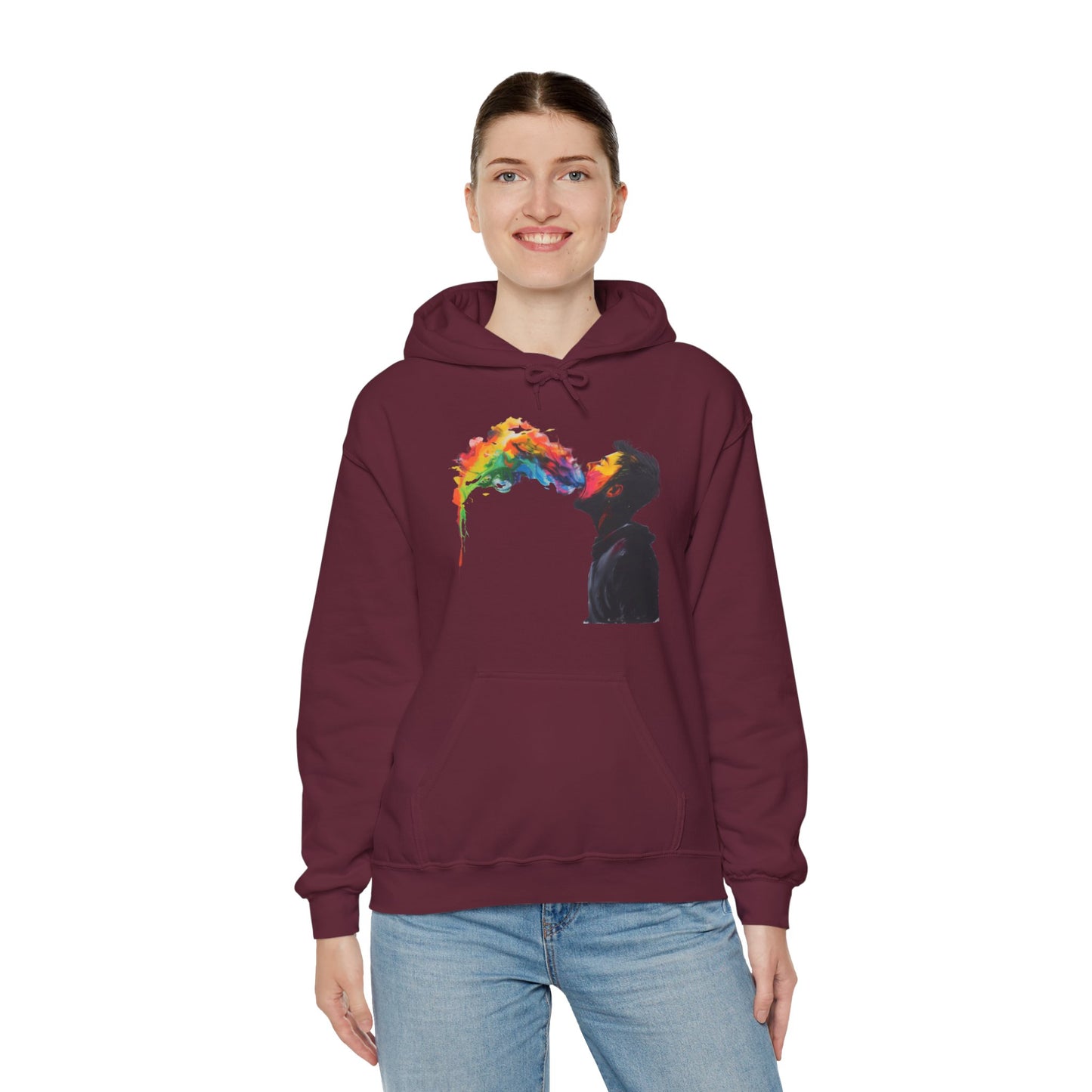 Rainbow Breath - Unisex Heavy Blend™ Hooded Sweatshirt