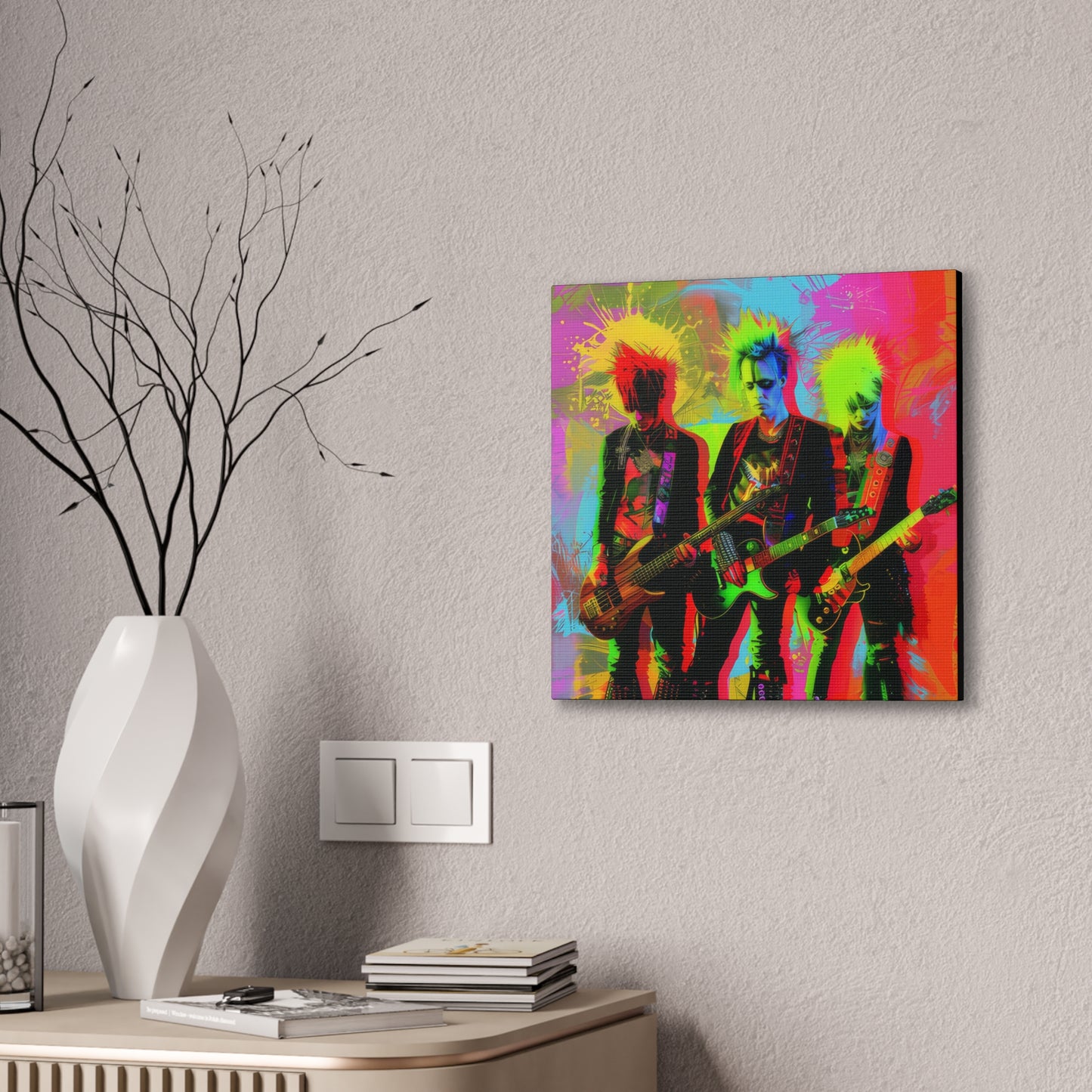 Punk Rockers - Canvas Stretched, 0.75"