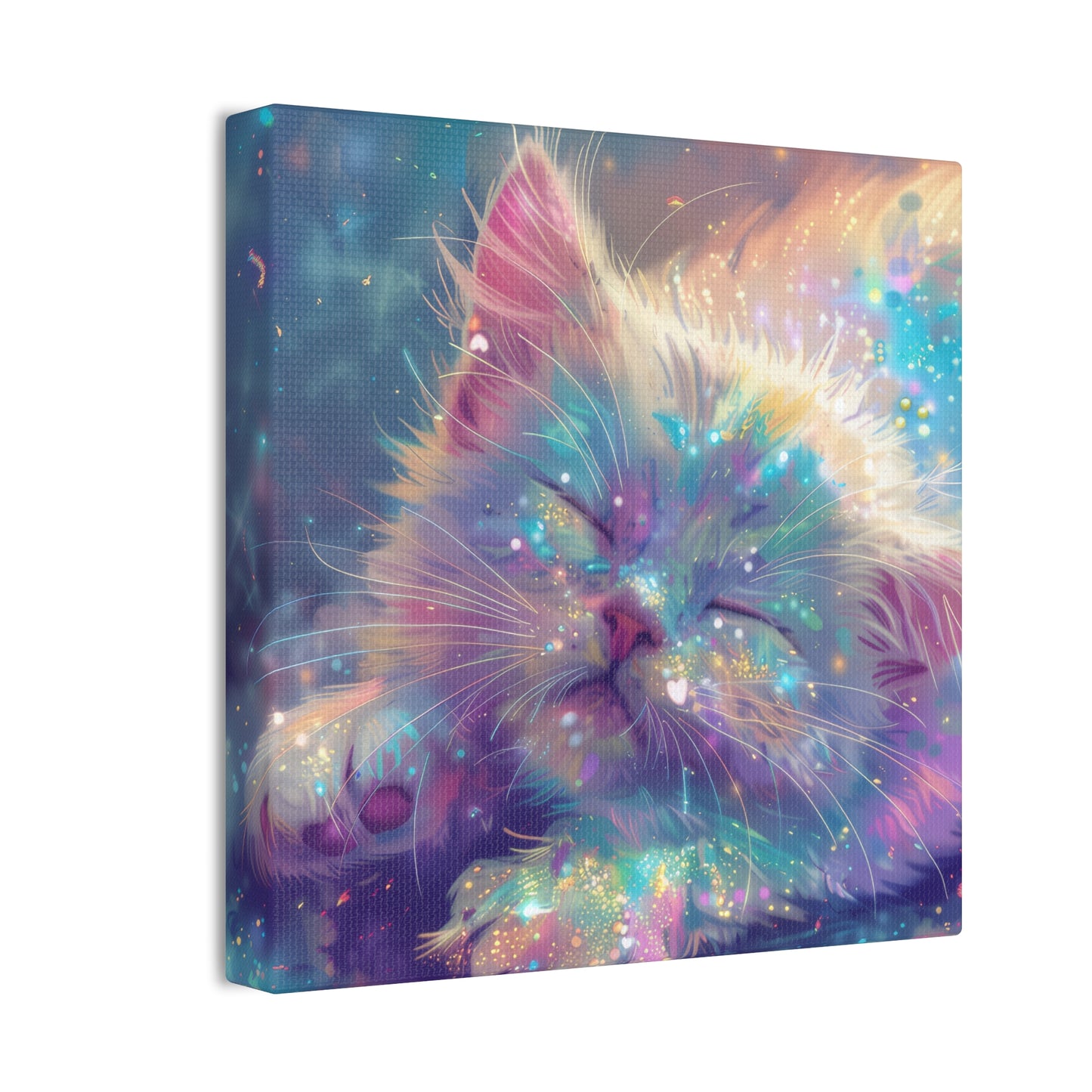 Sparkly Kitties - Canvas Stretched, 0.75"