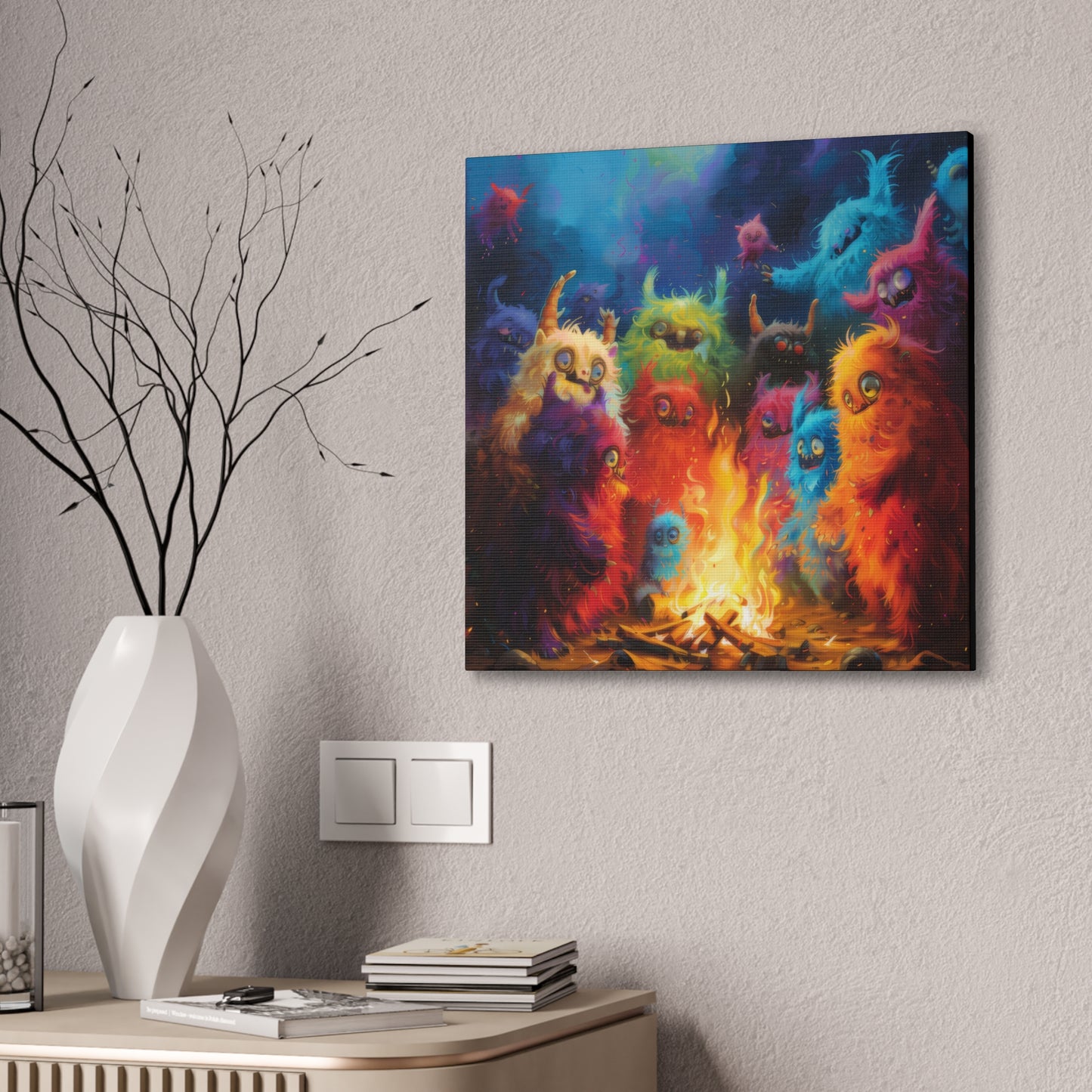 Monsters - Canvas Stretched, 0.75"