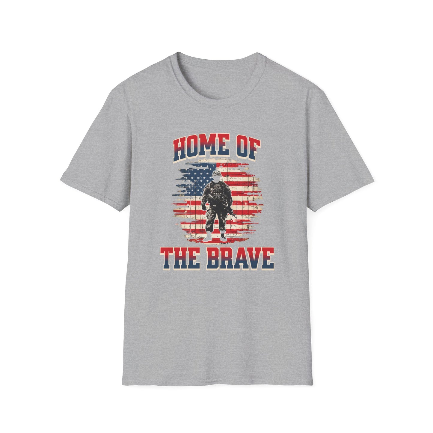 Home of the Brave - Unisex Softstyle T-Shirt