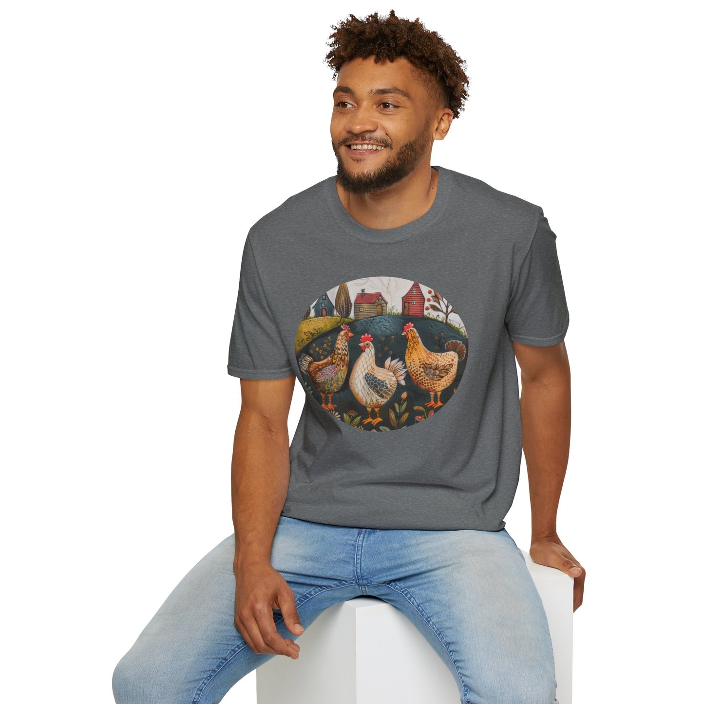 Chickens - Unisex Softstyle T-Shirt