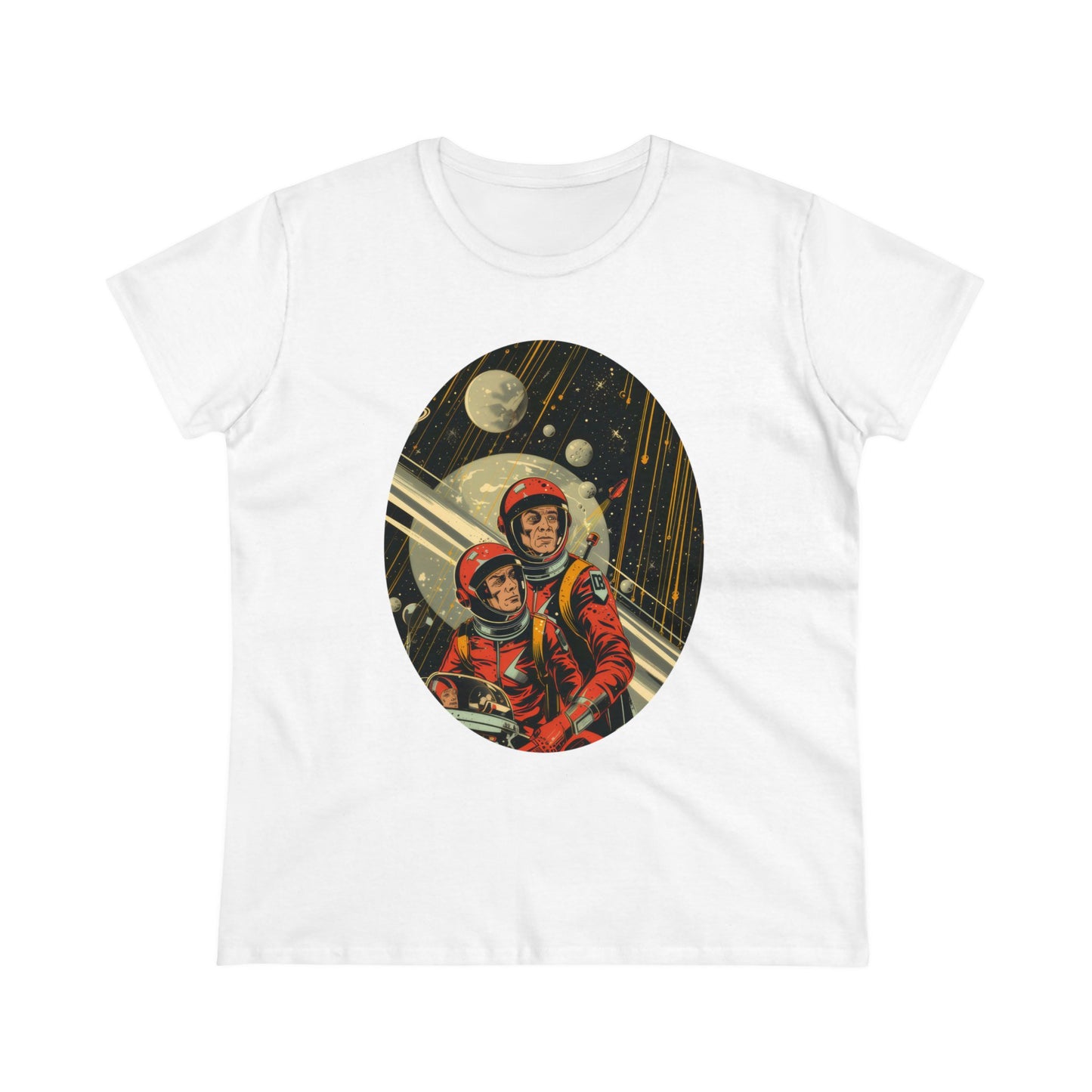 Spacemen - Women's Midweight Cotton Tee