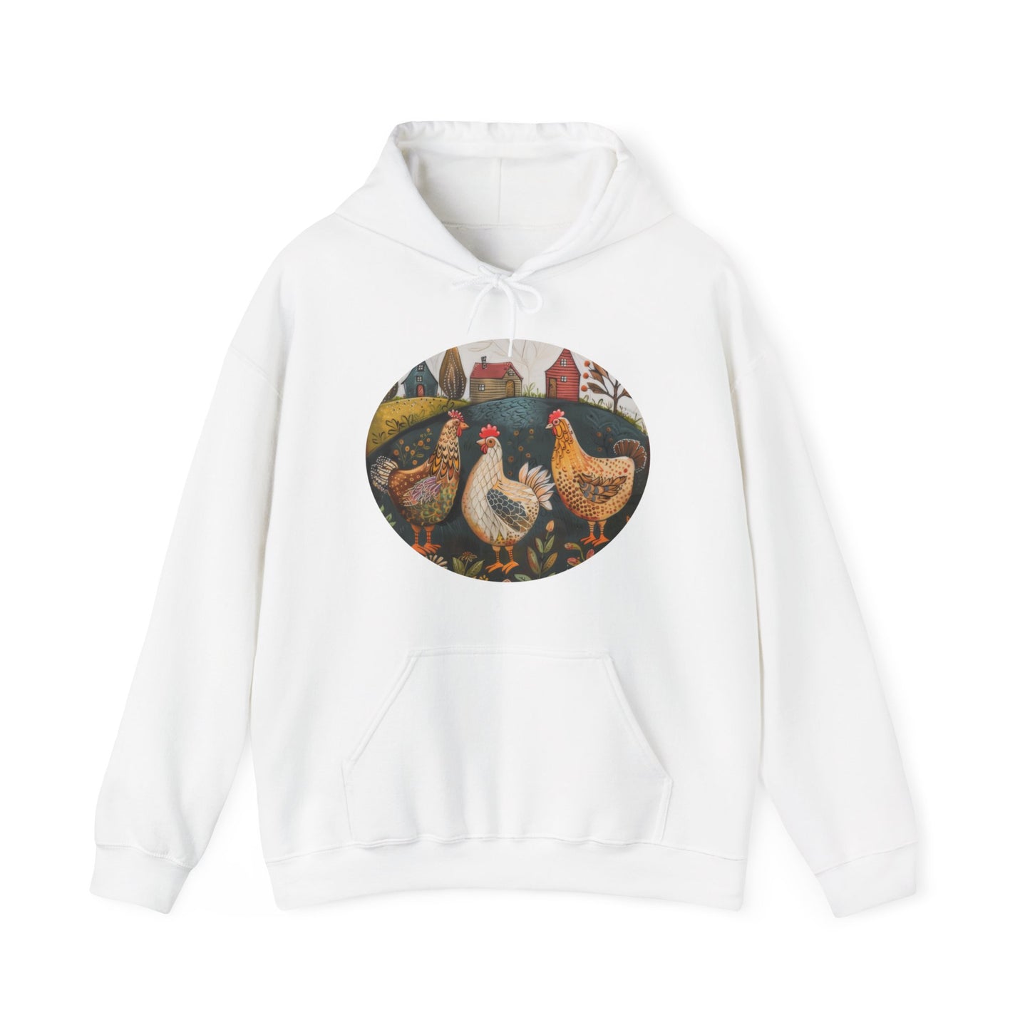 Chickens - Unisex Heavy Blend™ Hooded Sweatshirt