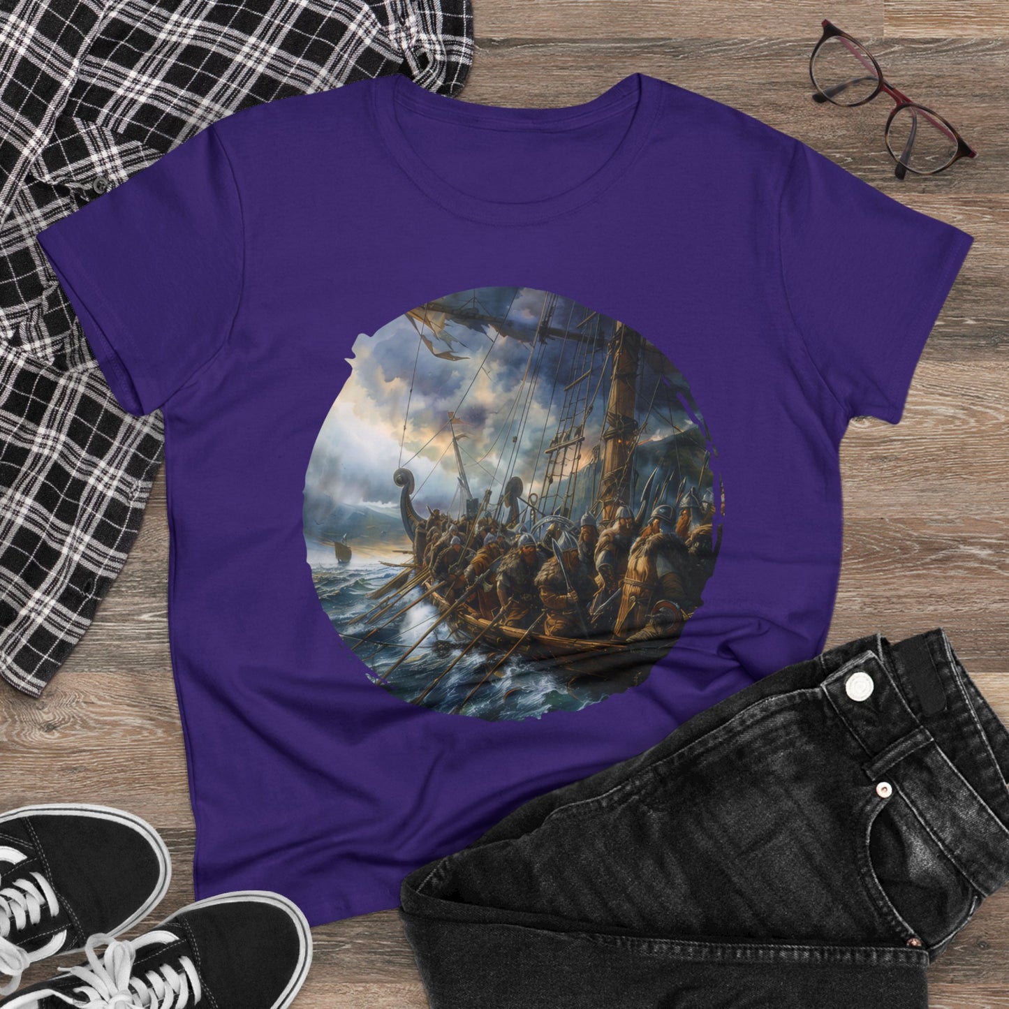 Vikings - Fantasy - Women's Midweight Cotton Tee