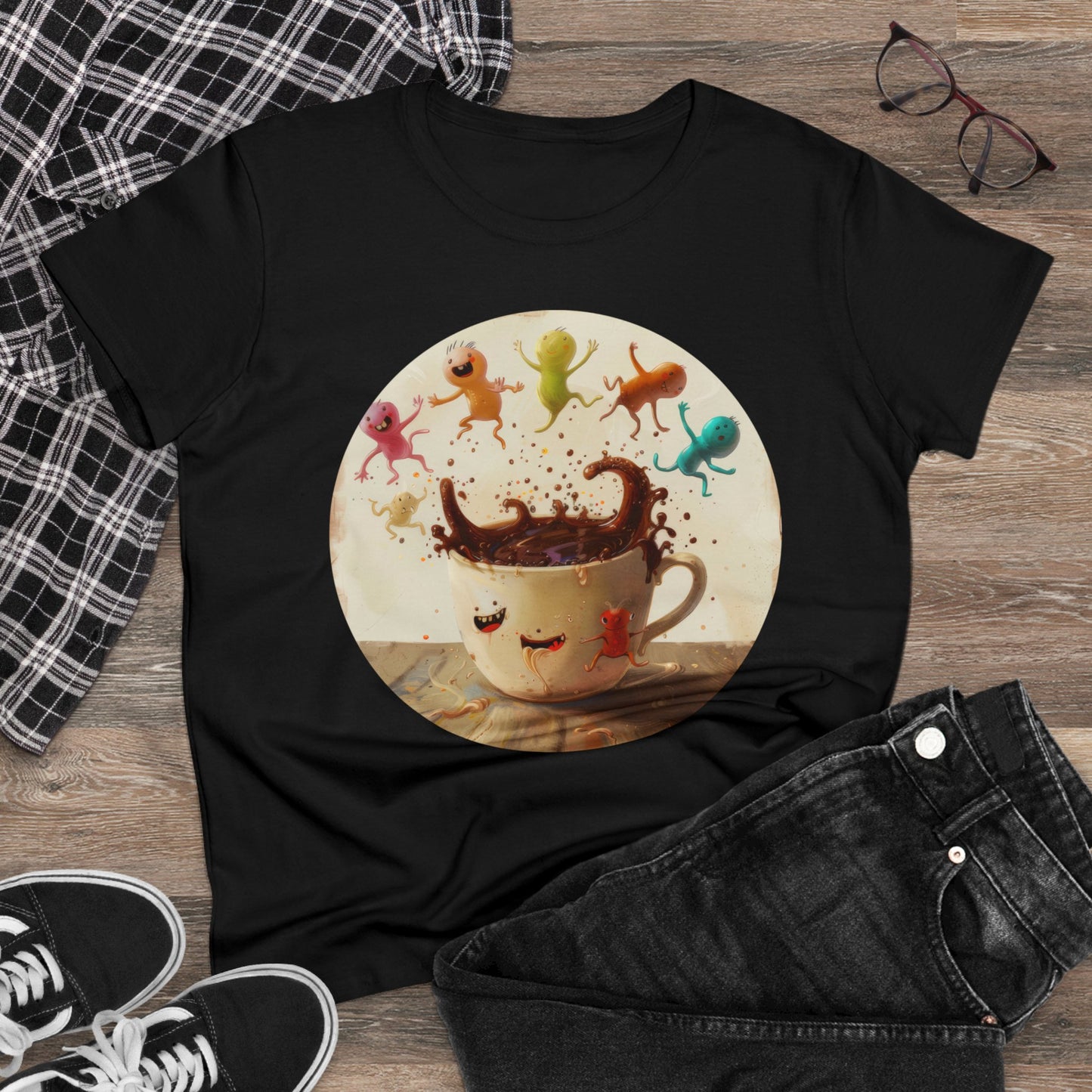 Coffee Critters - Women's Midweight Cotton Tee