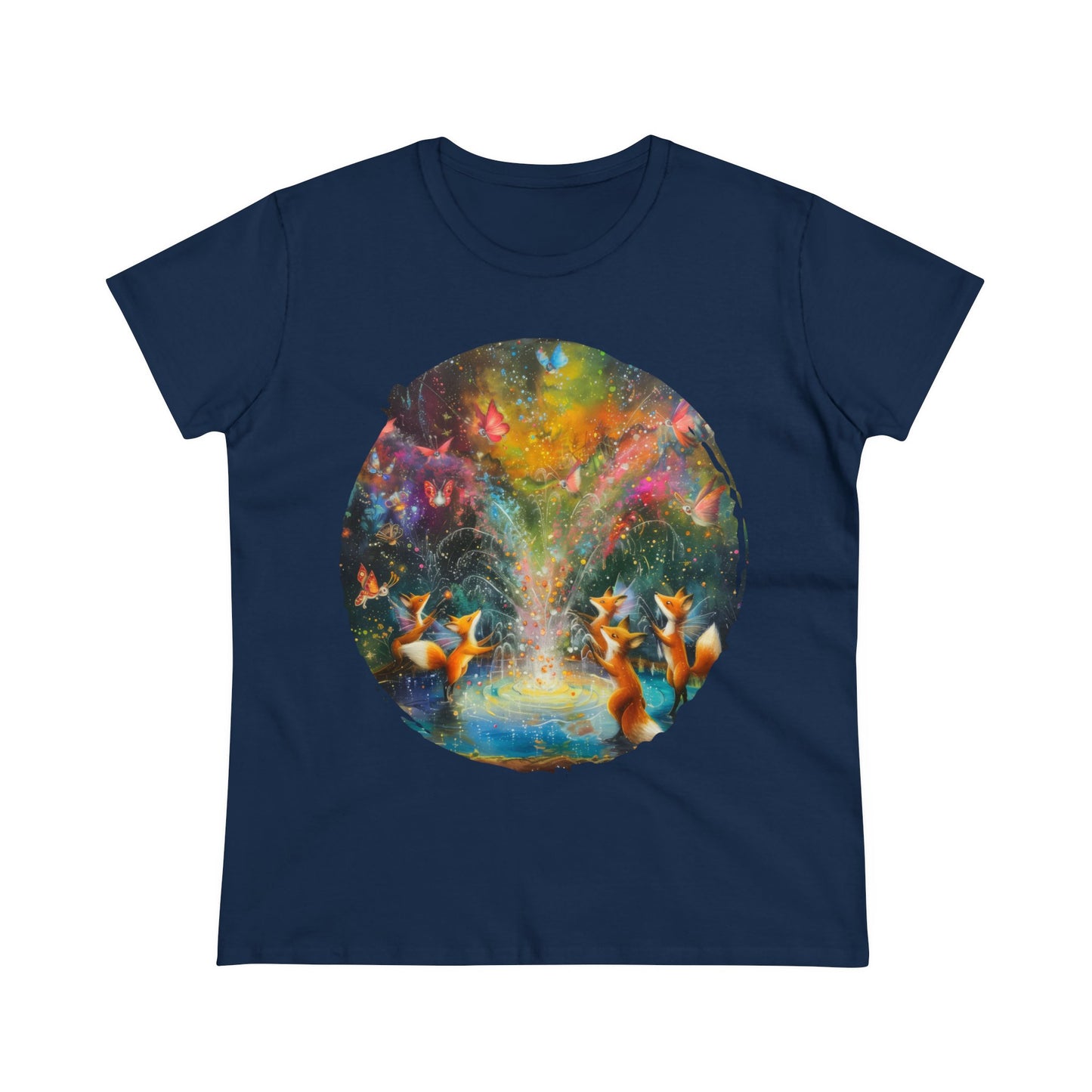 Fairy Celebration - Fantasy - Women's Midweight Cotton Tee