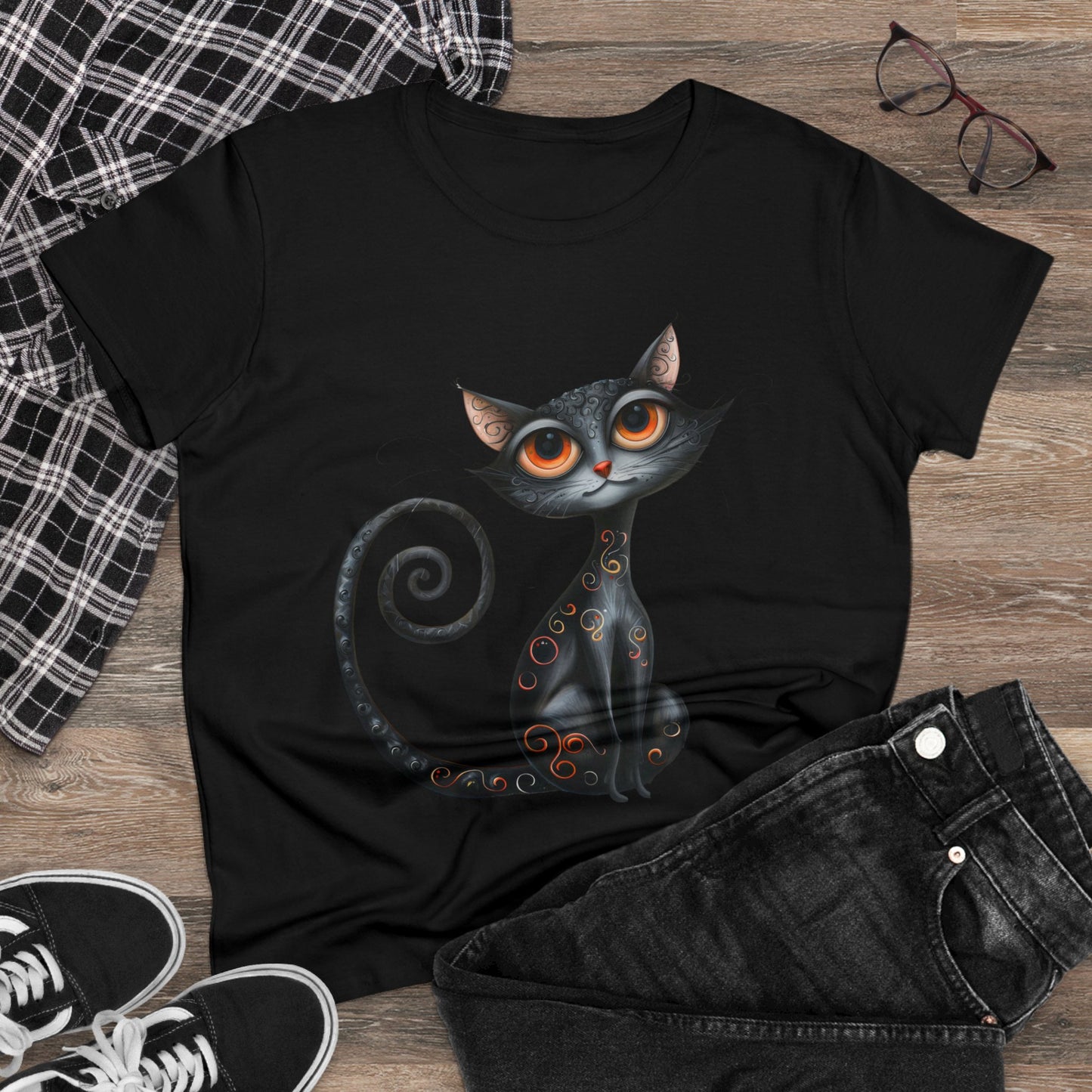 Pretty Kitty - Women's Midweight Cotton Tee