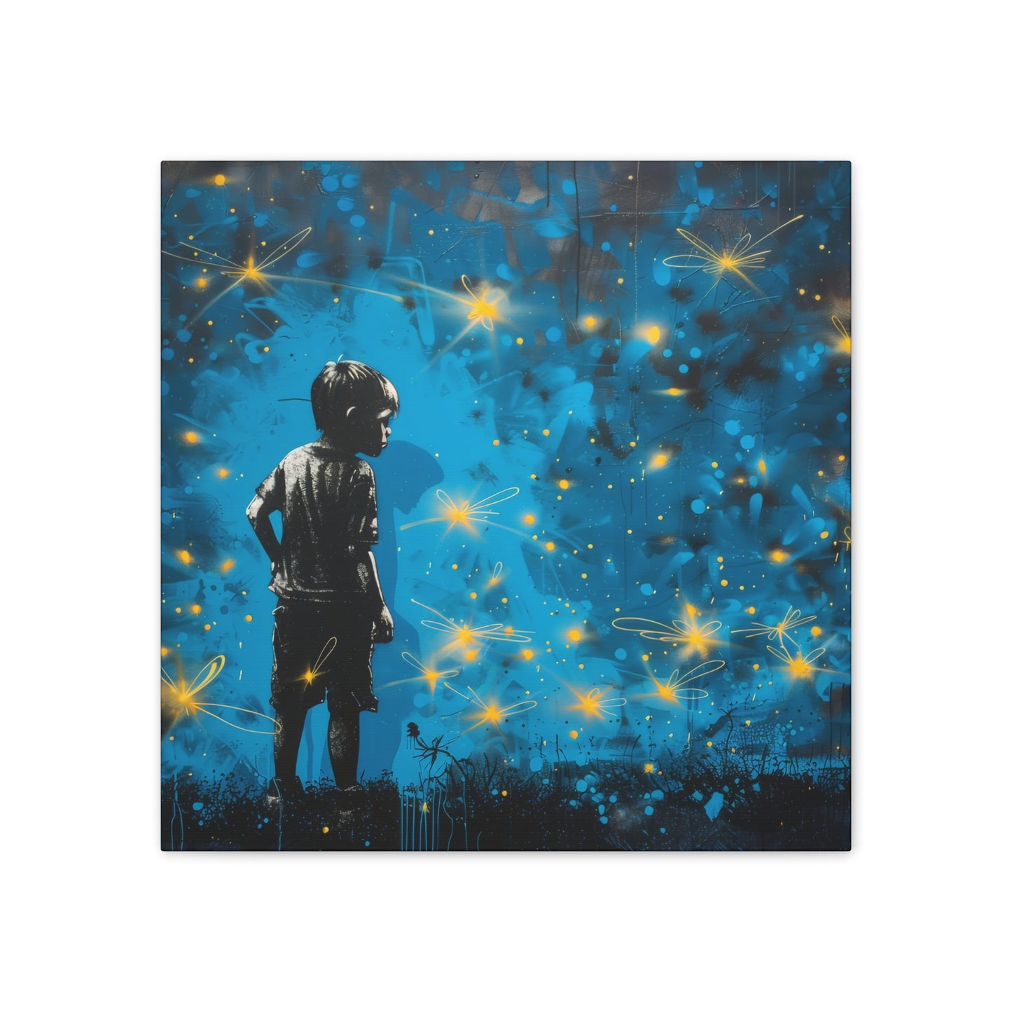 Fireflies - Canvas Stretched, 0.75"