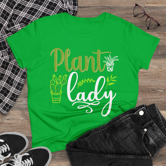 Plant Lady - Gardening - Women's Midweight Cotton Tee