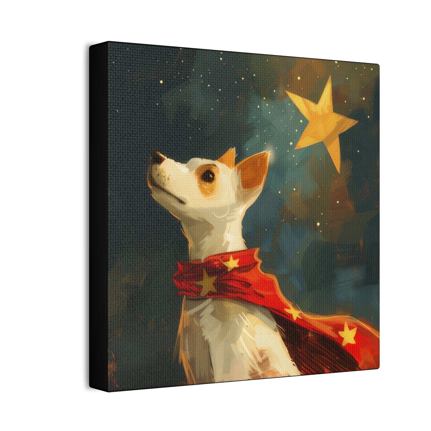 Star Dog Hero - Canvas Stretched, 0.75"