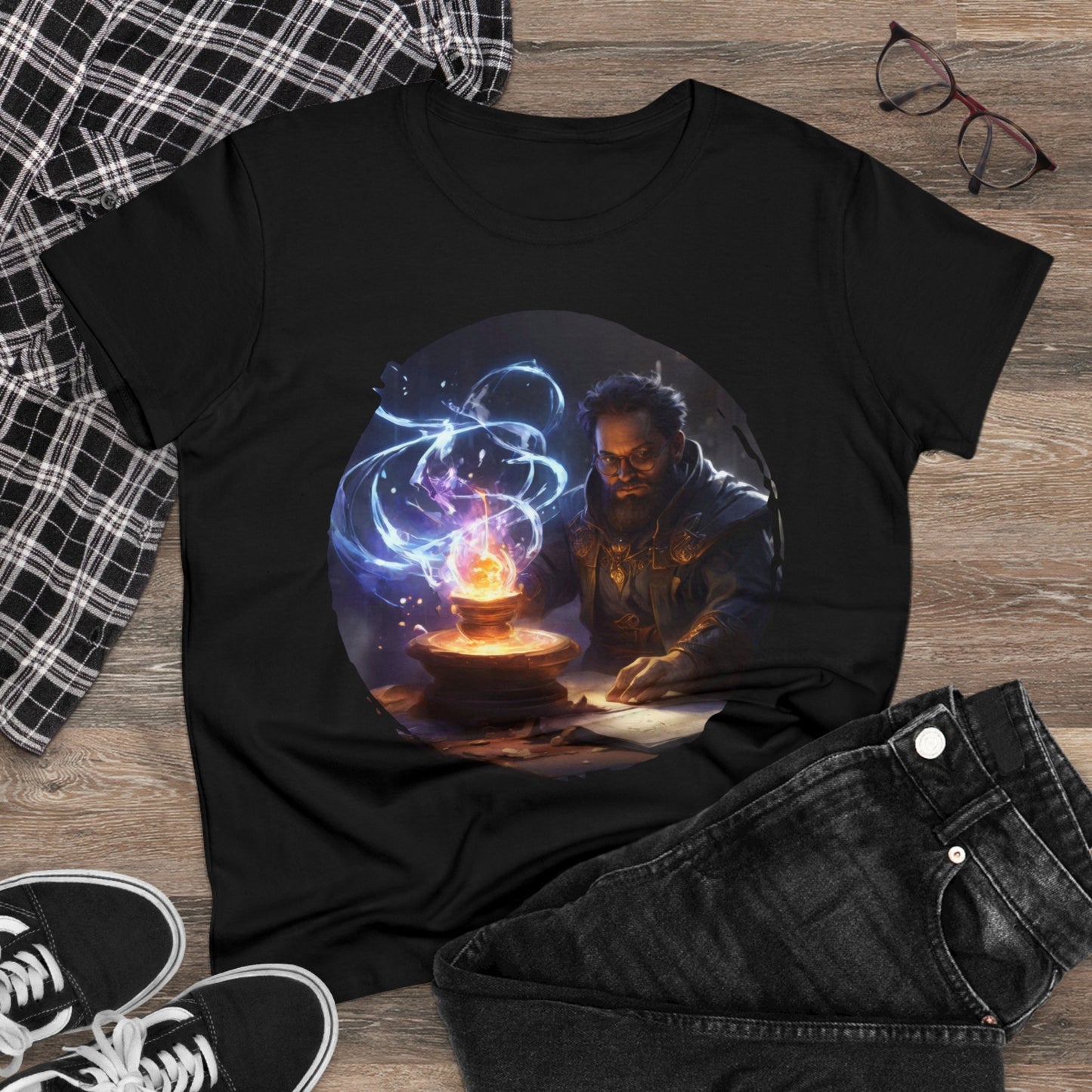 The Sorcerer - Fantasy - Women's Midweight Cotton Tee