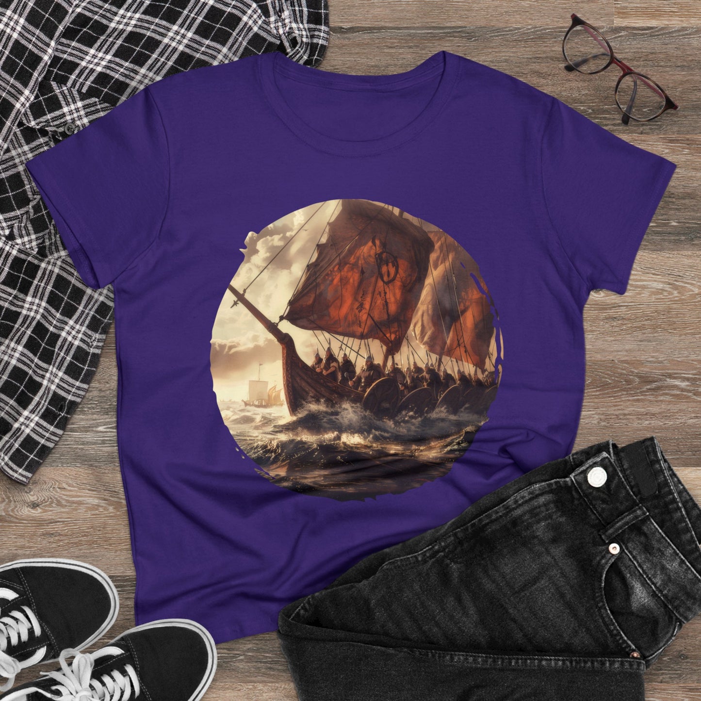 Vikings - Fantasy - Women's Midweight Cotton Tee