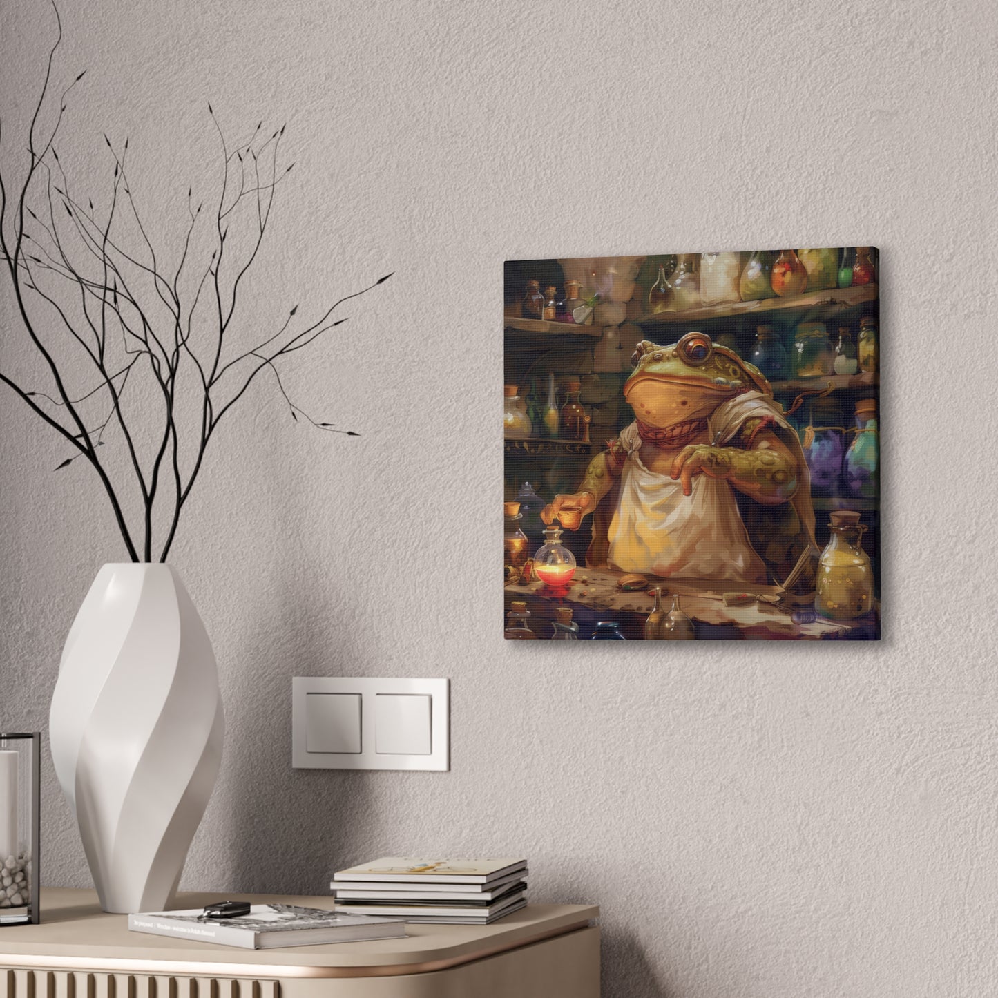 Toad Potions - Canvas Stretched, 0.75"