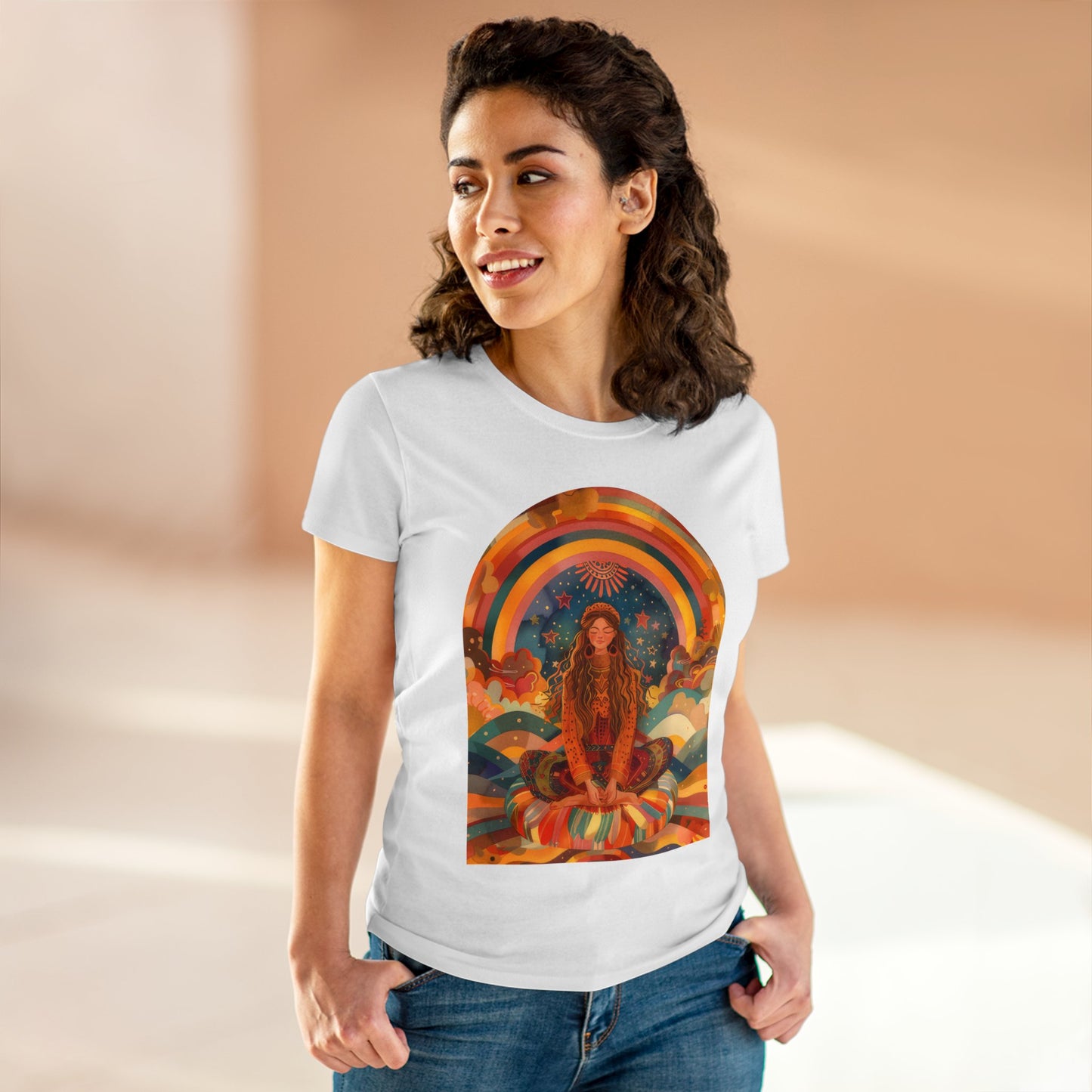 Meditation - Women's Midweight Cotton Tee