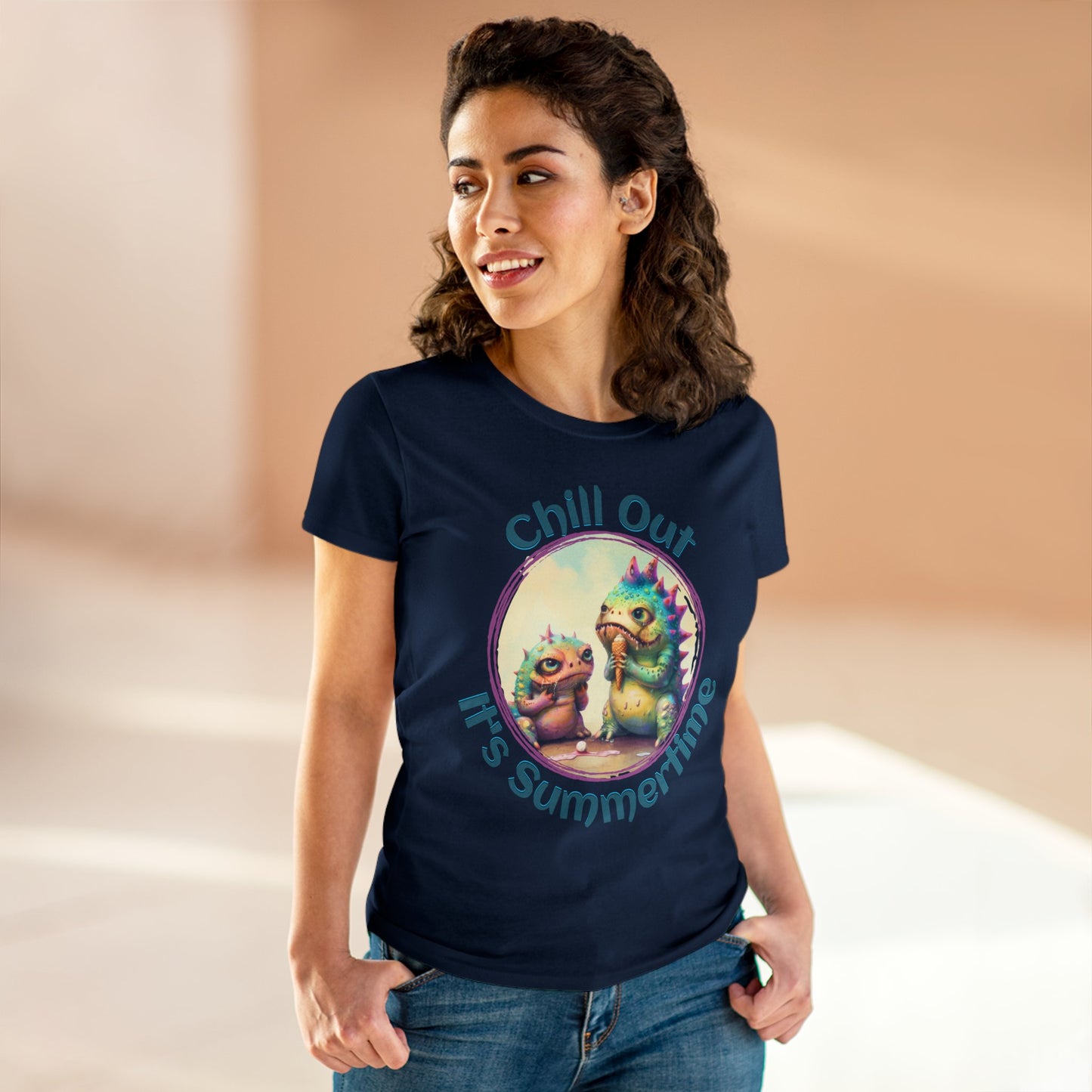 Chill Out for Summer - Women's Midweight Cotton Tee