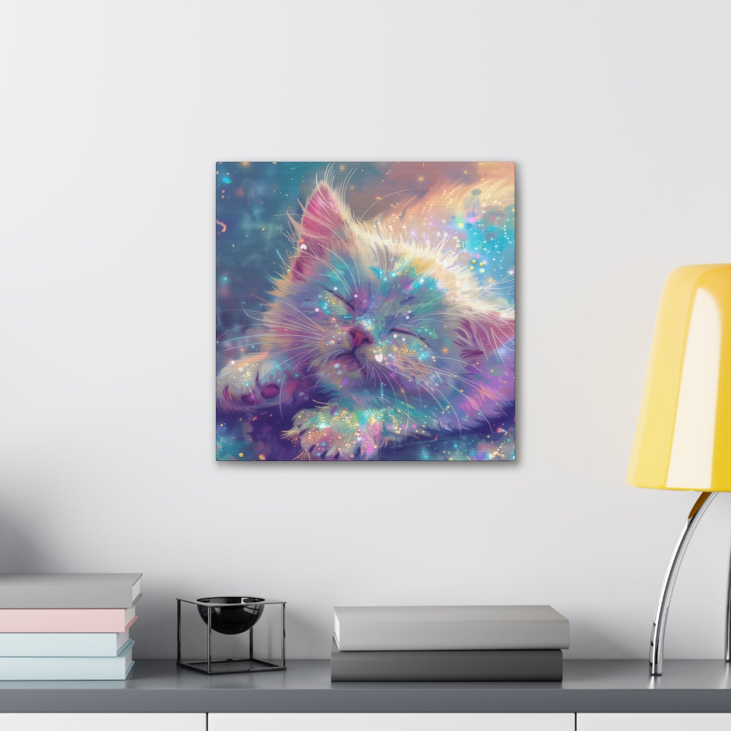 Sparkly Kitties - Canvas Stretched, 0.75"