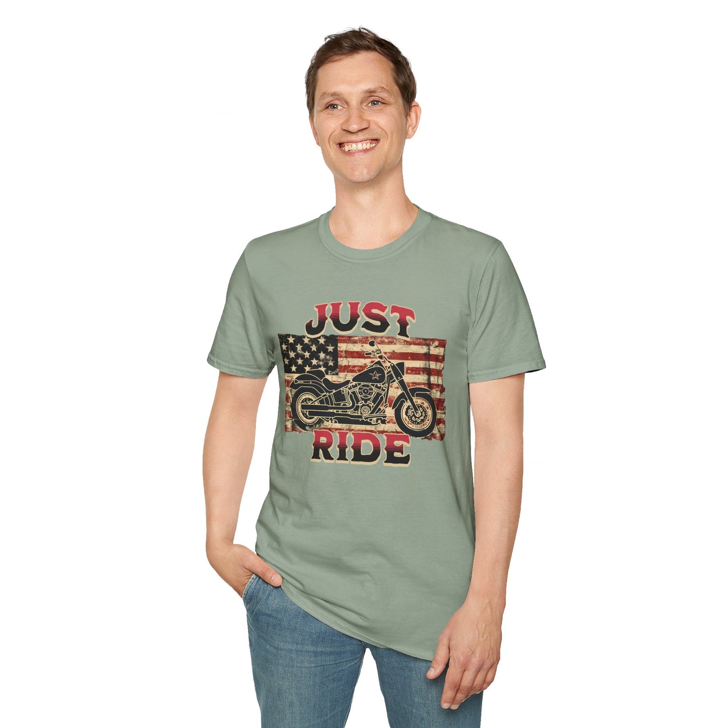 Just Ride - Unisex Softstyle T-Shirt