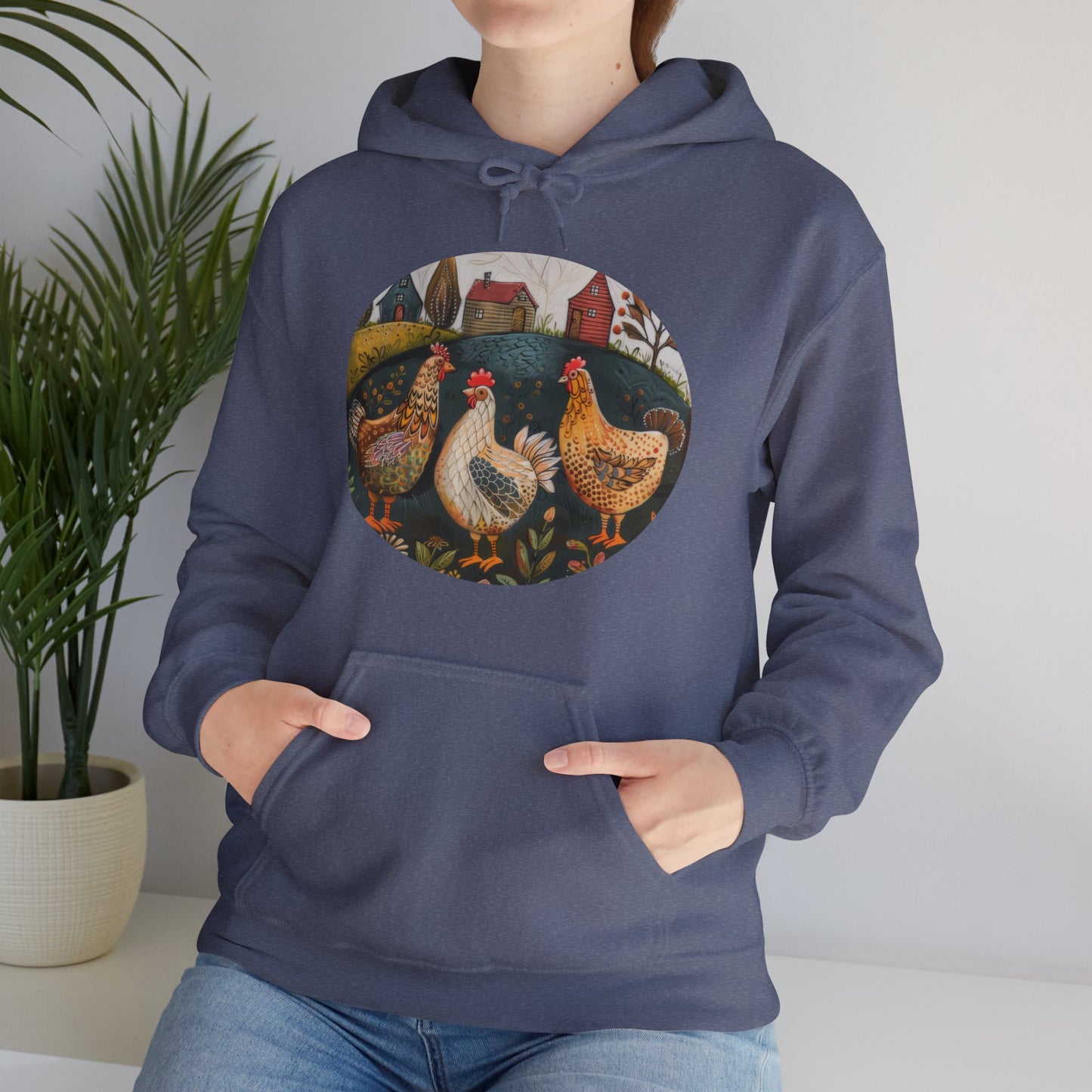 Chickens - Unisex Heavy Blend™ Hooded Sweatshirt