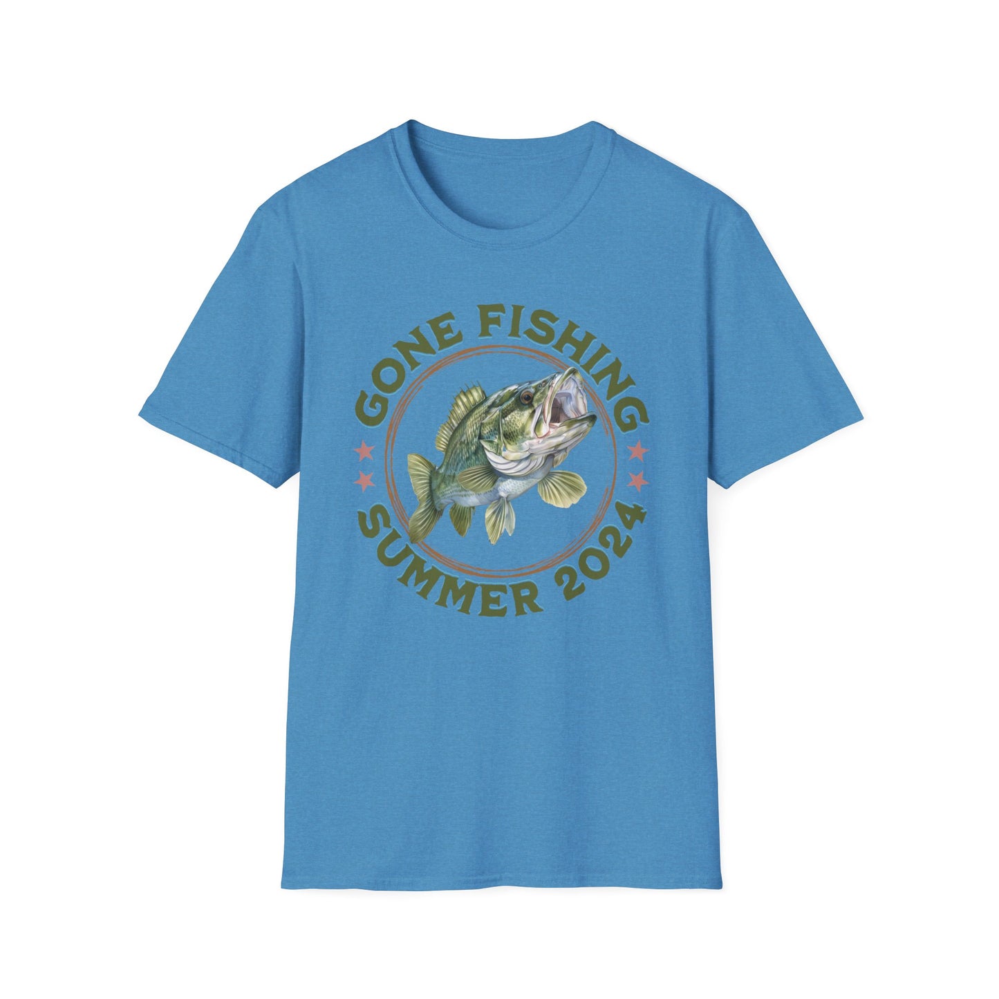 Gone Fishing - Unisex Softstyle T-Shirt