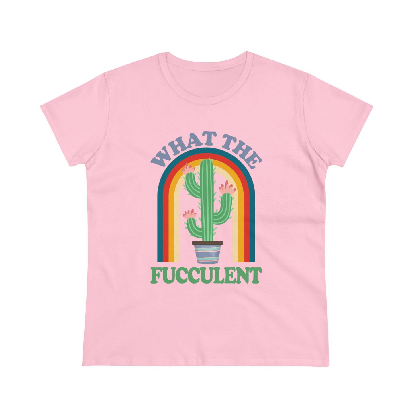 What the Fucculent - Gardening - Women's Midweight Cotton Tee