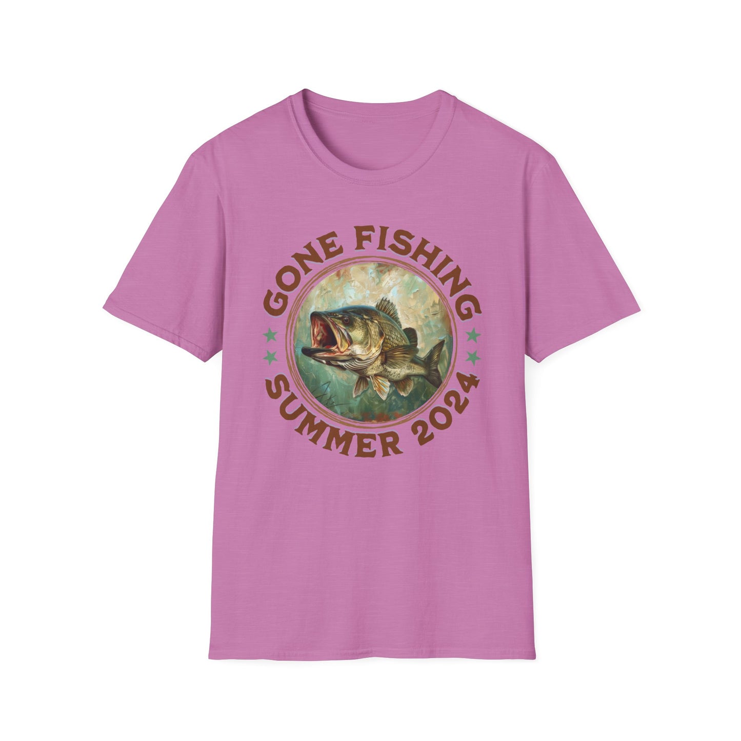 Gone Fishing - Unisex Softstyle T-Shirt