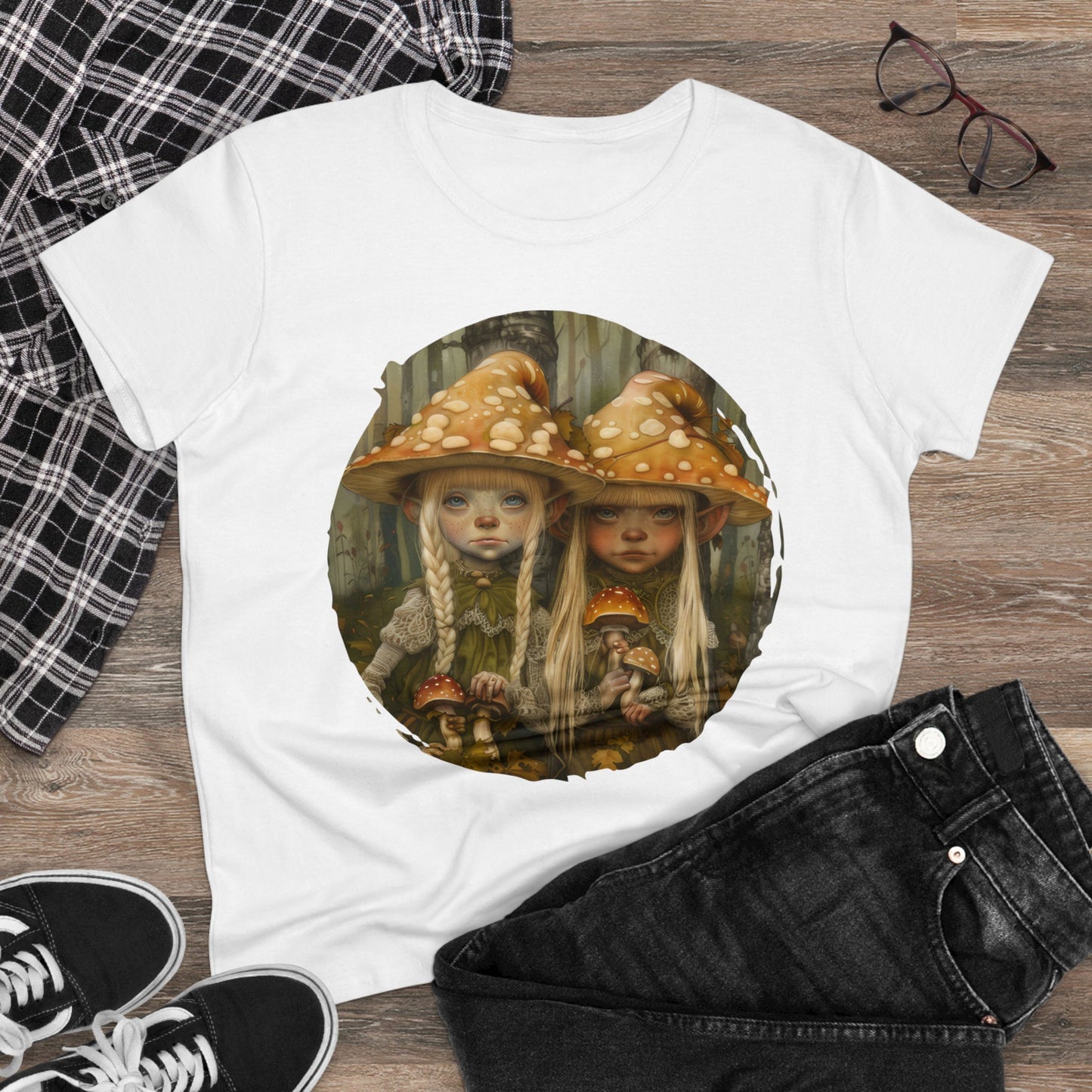 Elves - Fantasy - Women's Midweight Cotton Tee