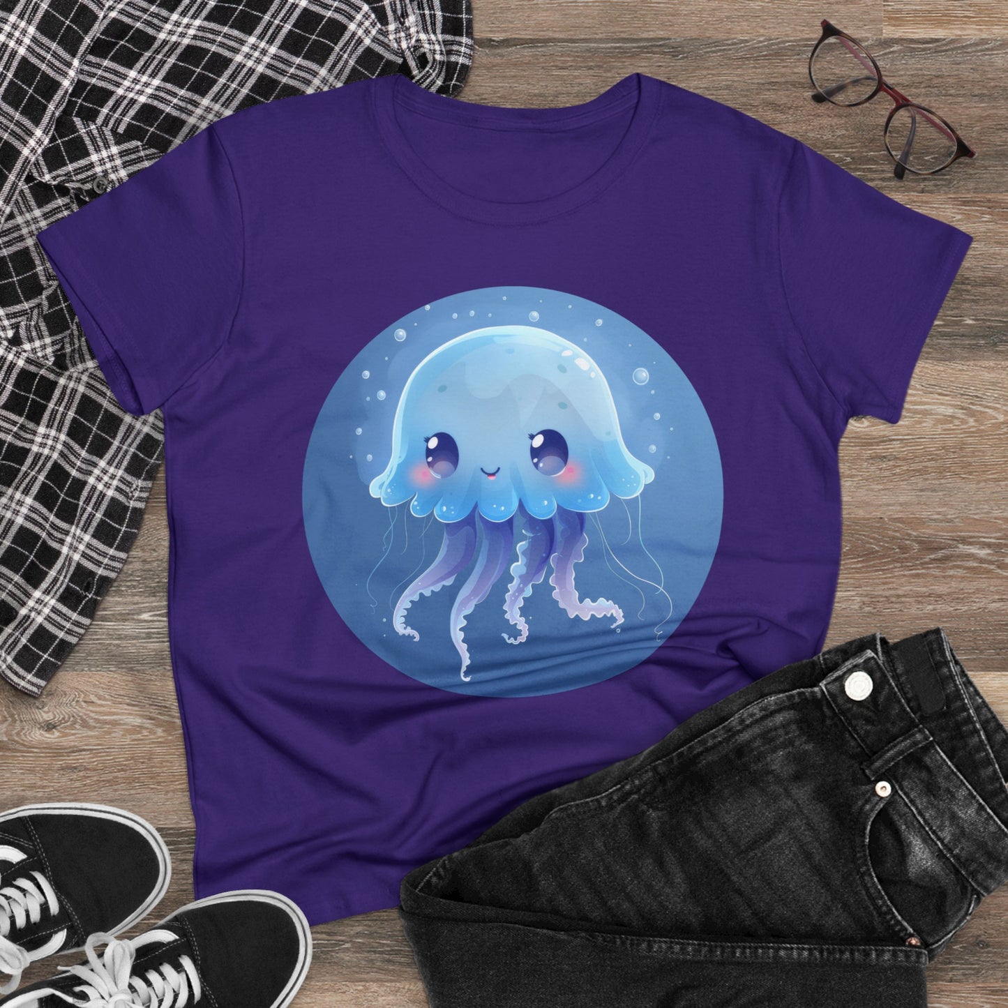 Jellyfish - Women's Midweight Cotton Tee