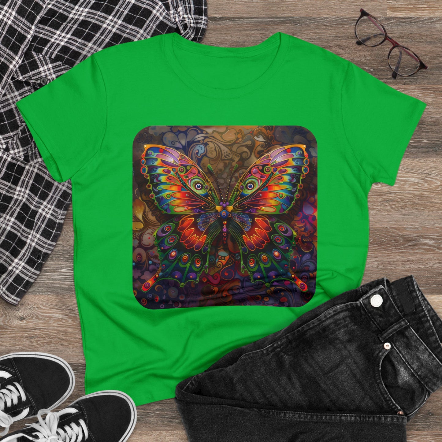 Butterfly - Women's Midweight Cotton Tee