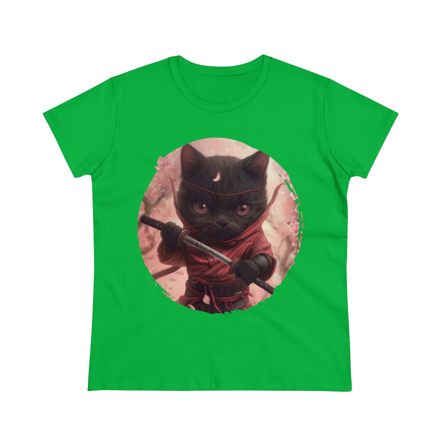 Ninja Kitty - Women's Midweight Cotton Tee