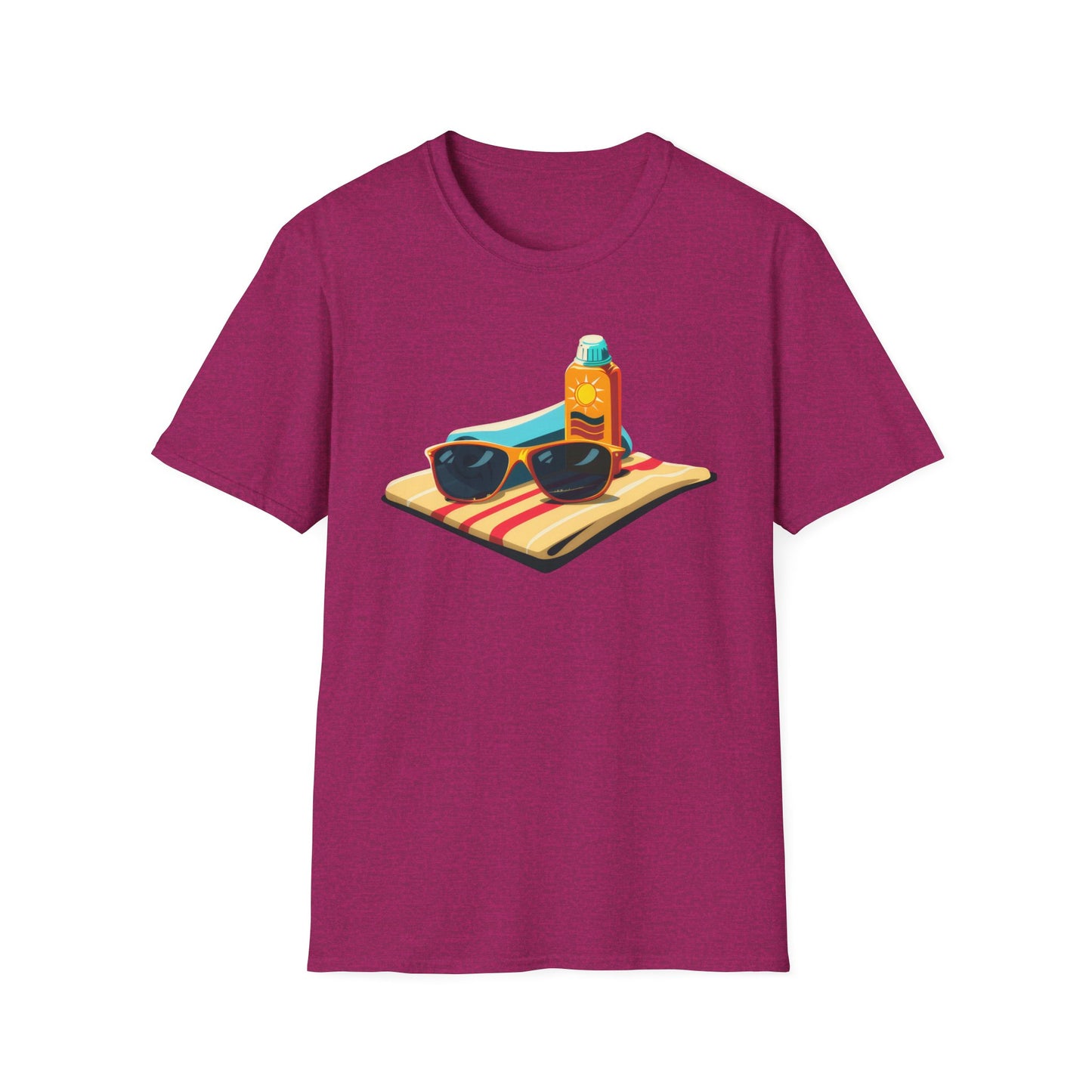 Beach Time! - Unisex Softstyle T-Shirt